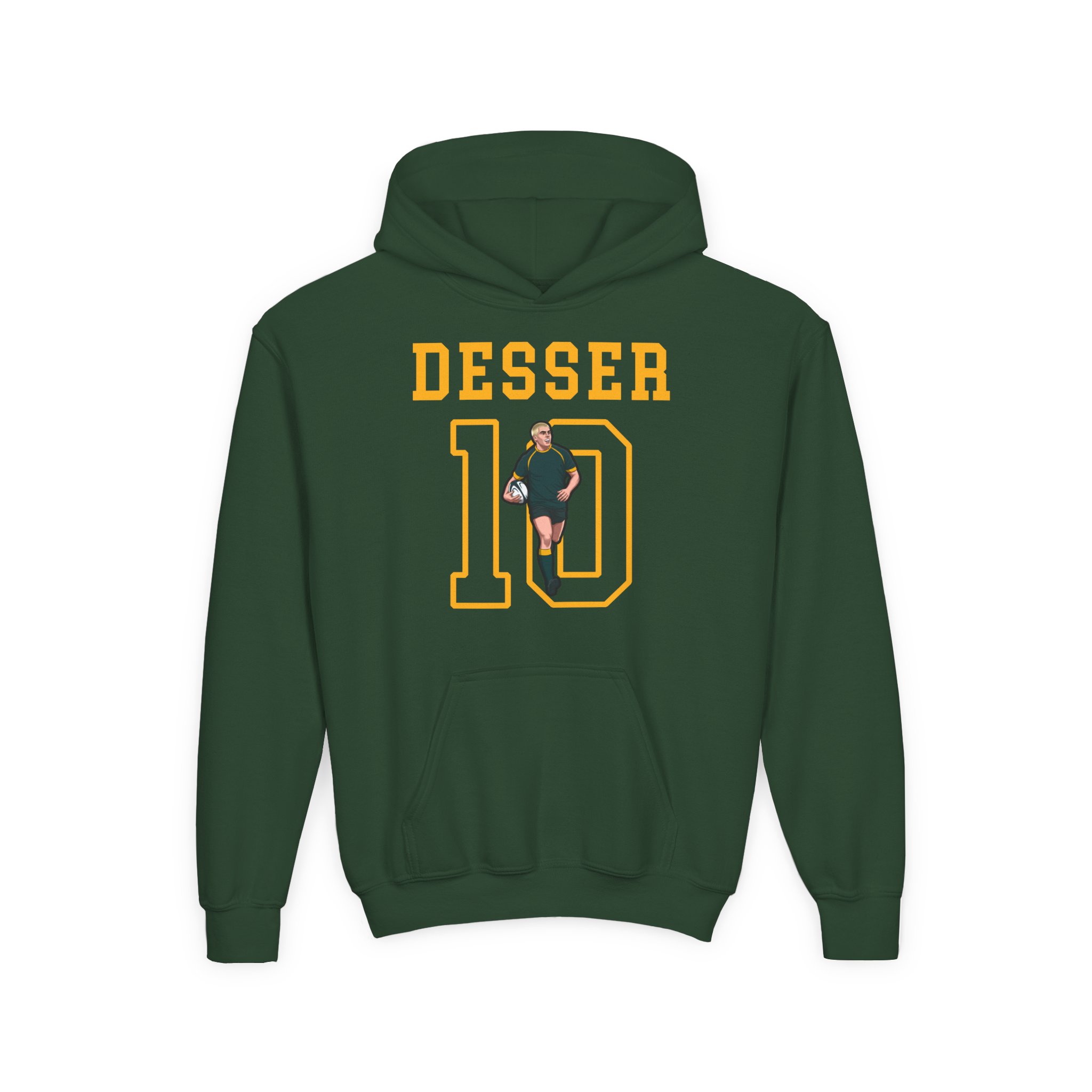 Youth Hoodie — character_shirsey in Green