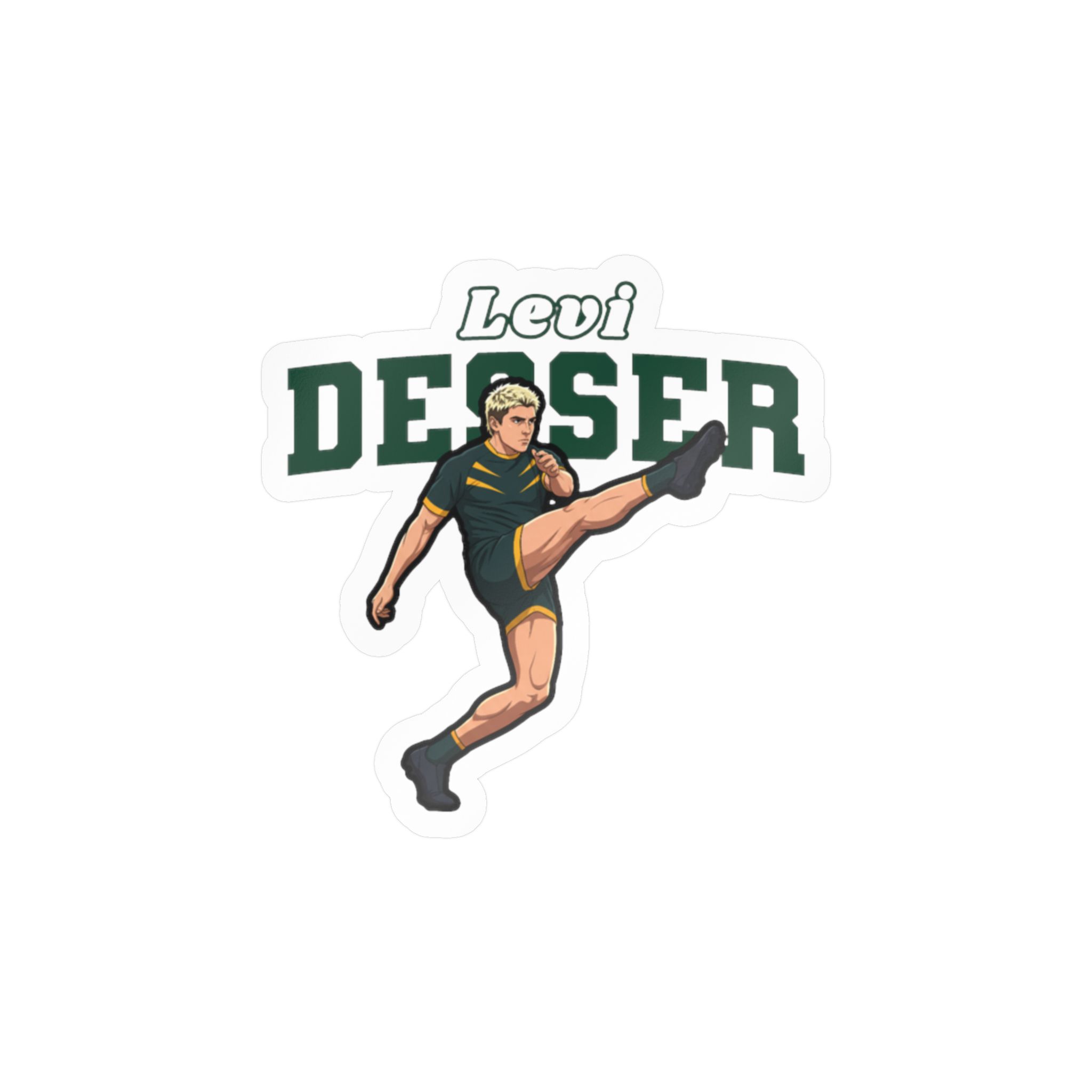 Vinyl Sticker — character_name_arch in Classic