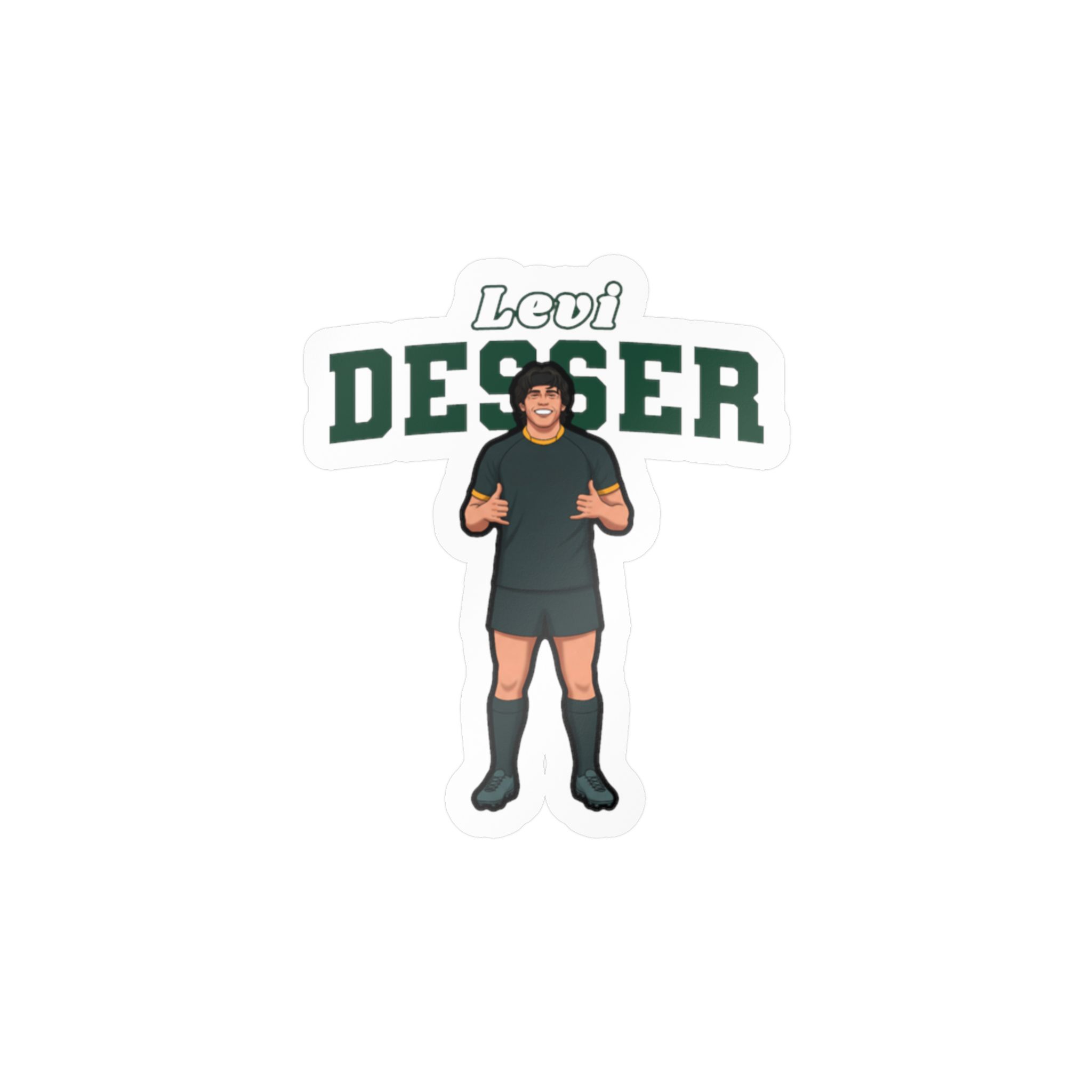 Vinyl Sticker — character_name_arch in Classic