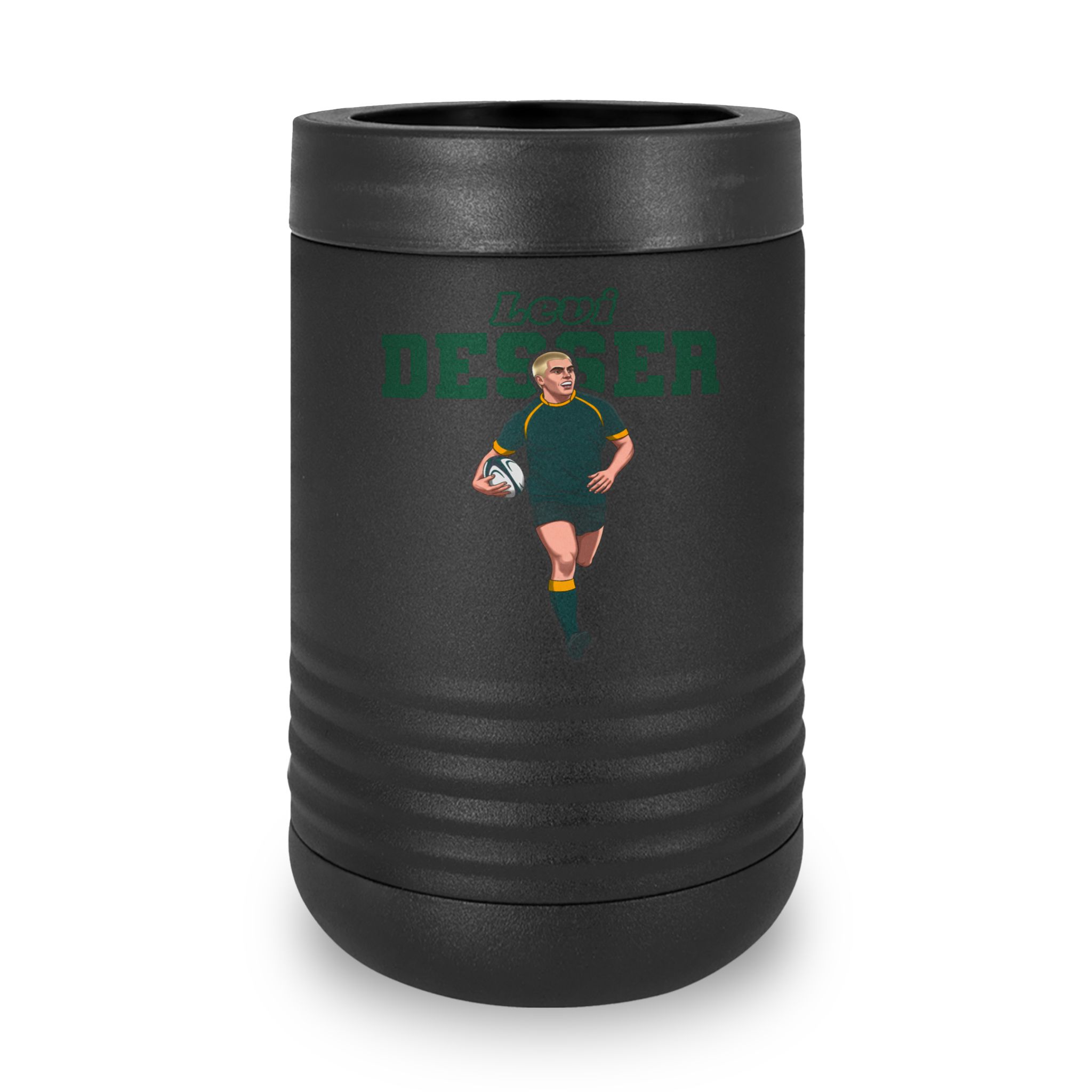 Stainless Can Cooler — character_name_arch in Black