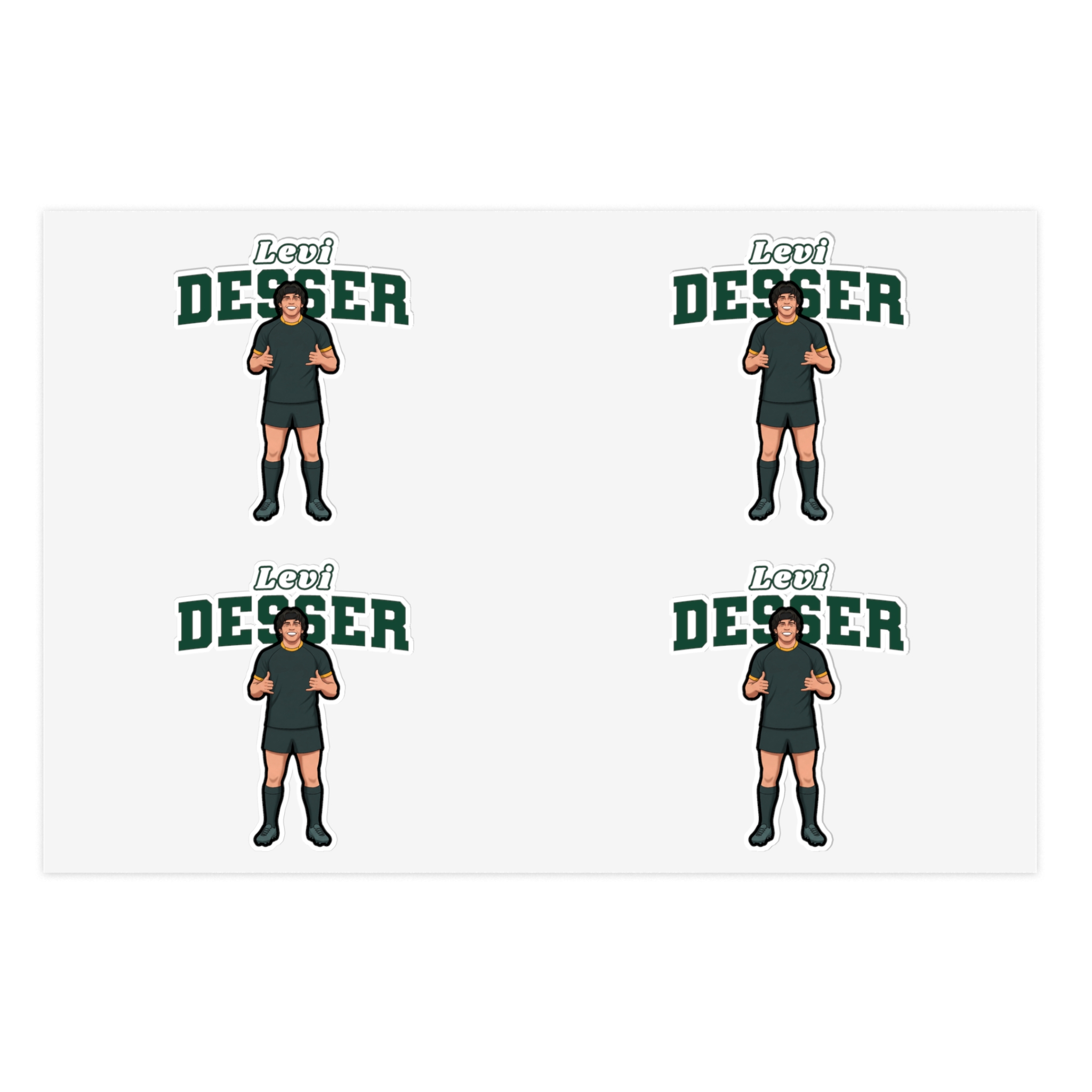 Sticker Sheet — character_name_arch in Classic