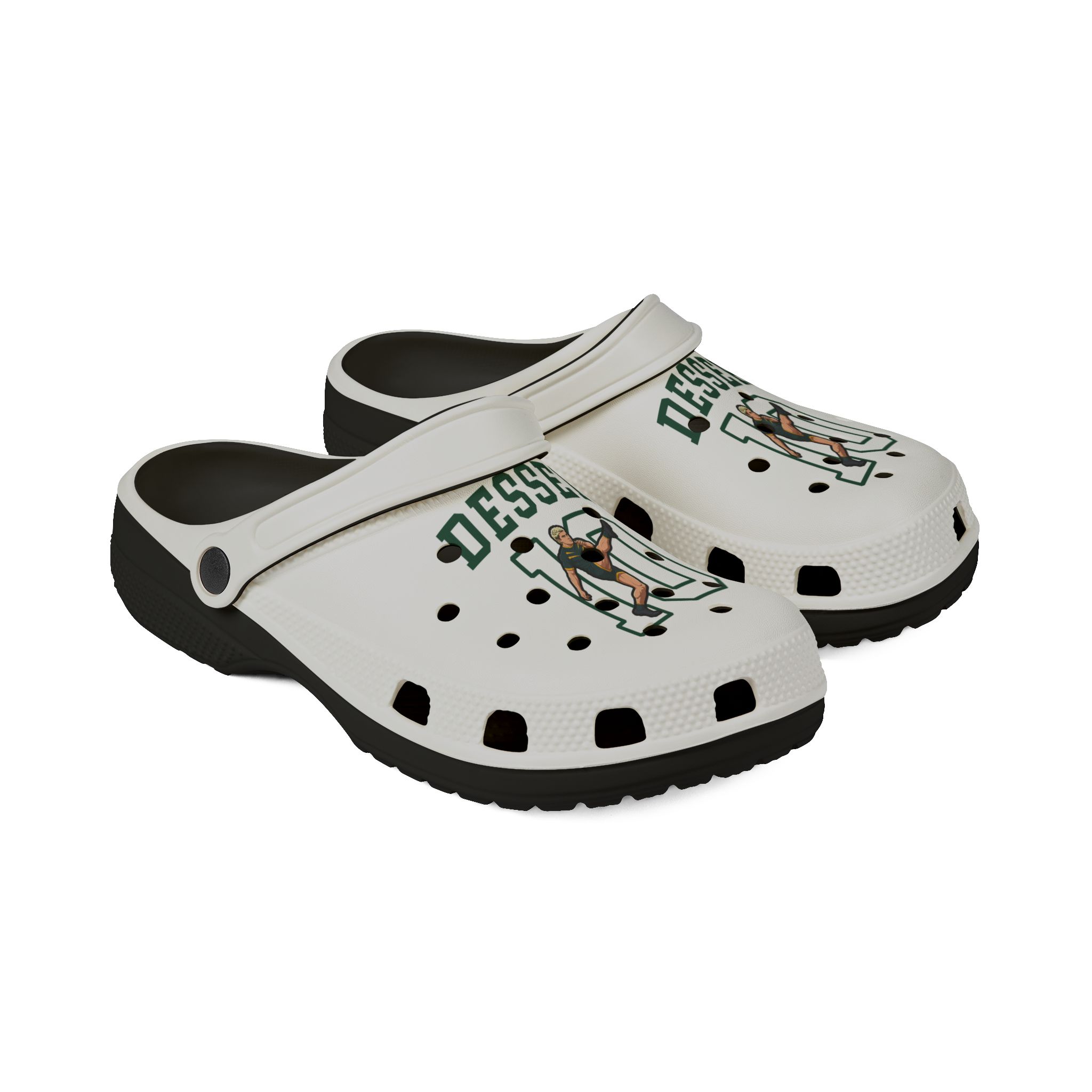 Rubber Clogs — character_shirsey in Black