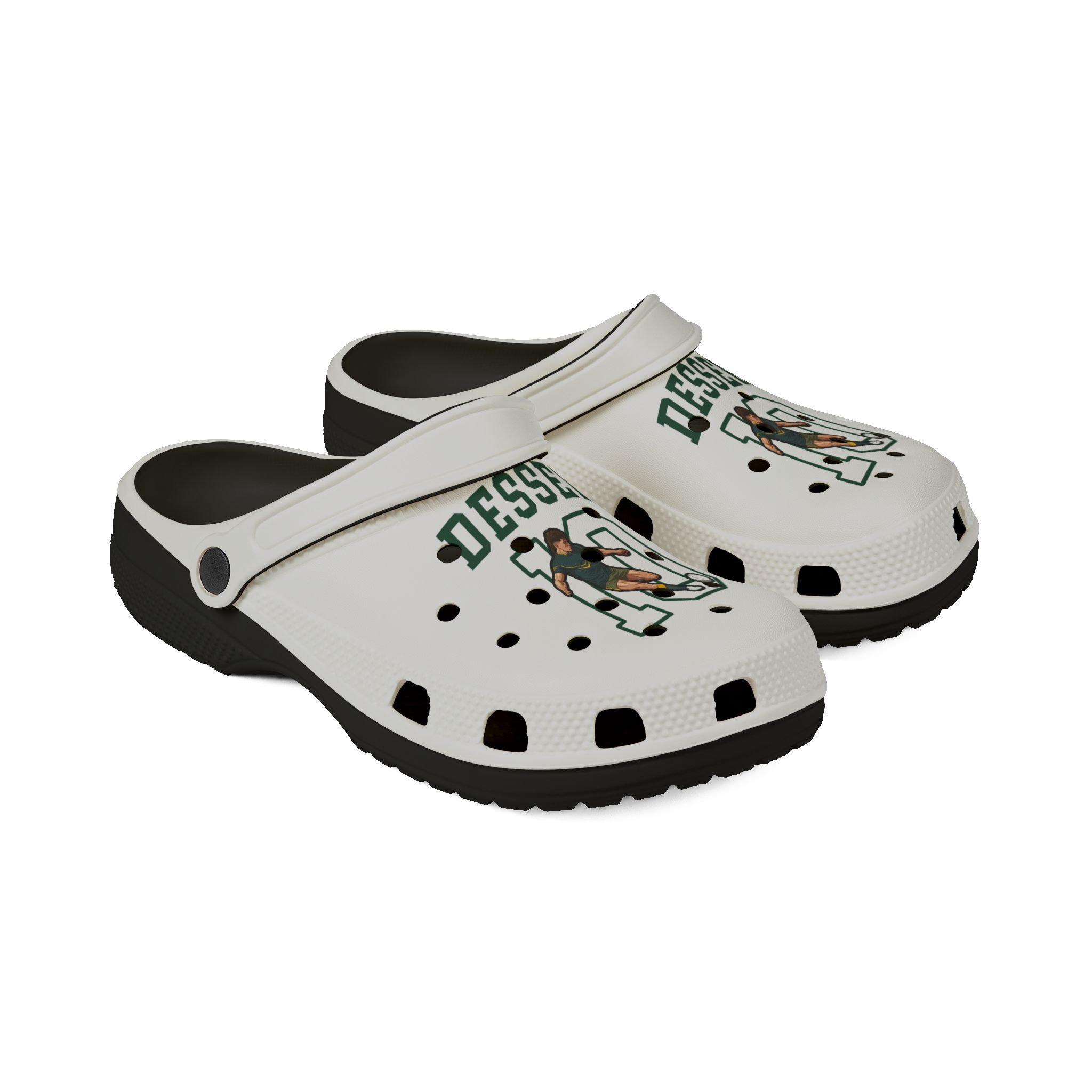 Rubber Clogs — character_shirsey in Black