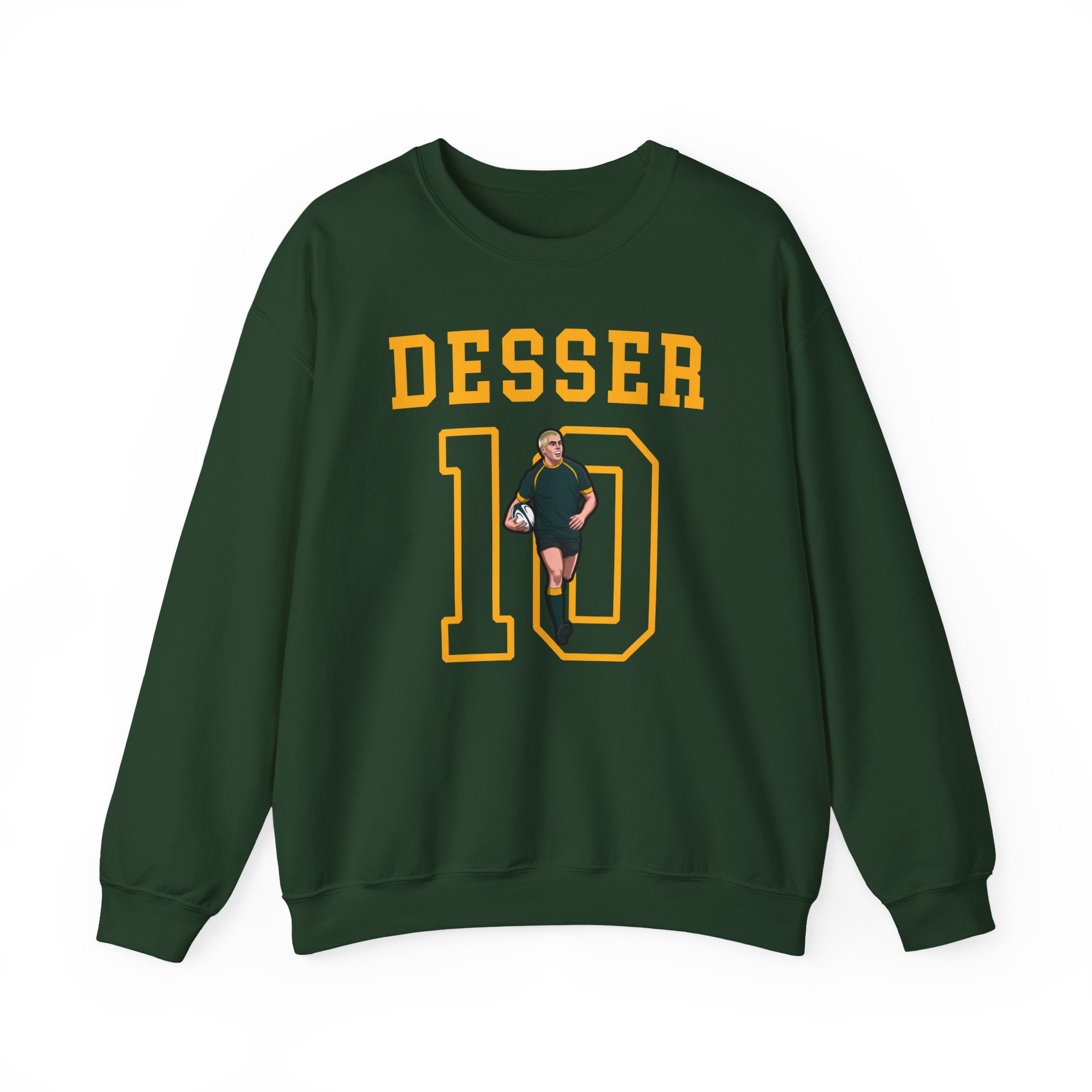 Crewneck Sweatshirt — character_shirsey in Green