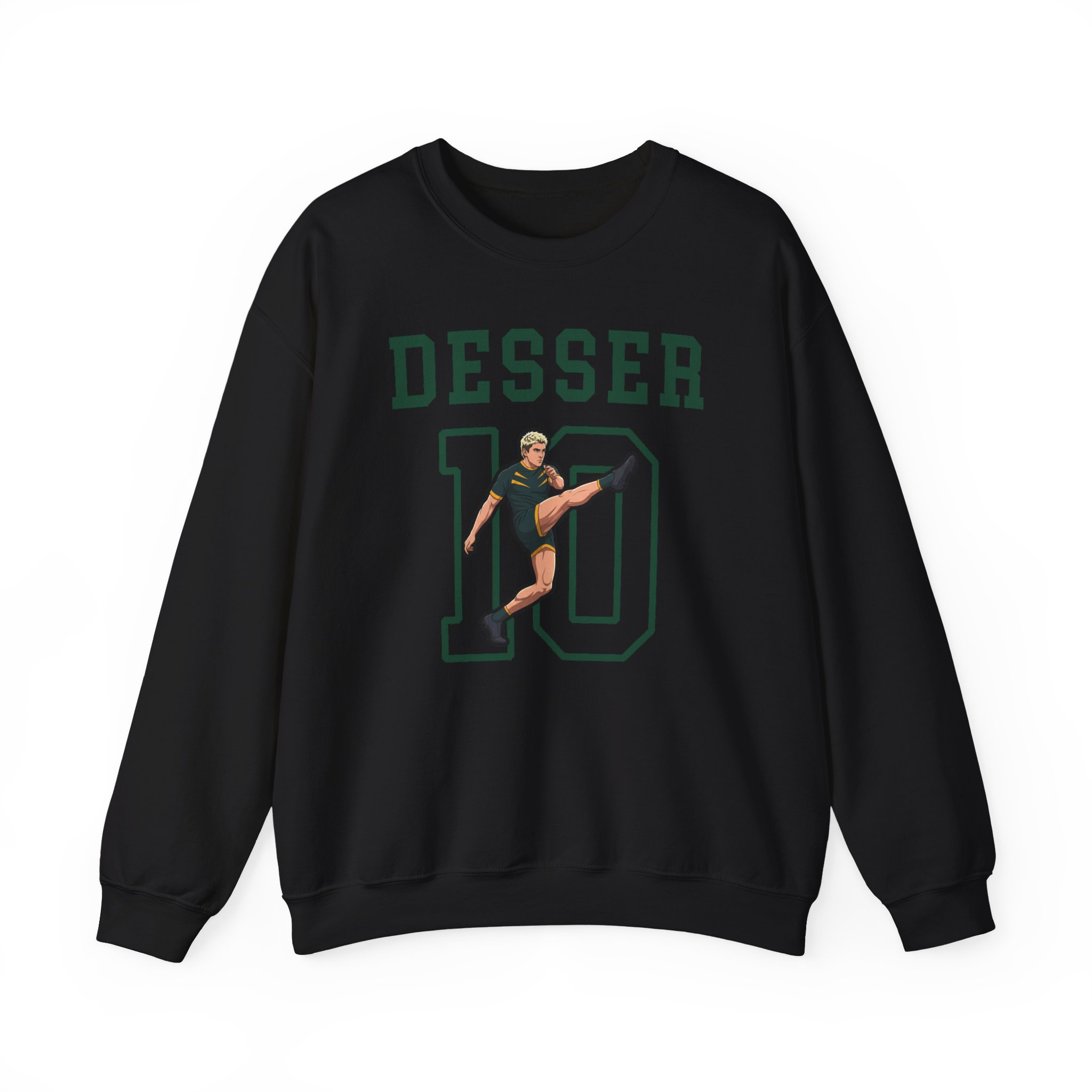 Crewneck Sweatshirt — character_shirsey in Black