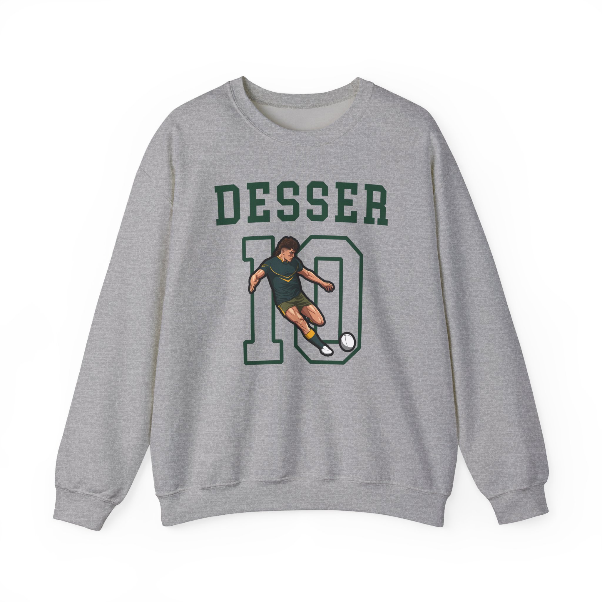 Crewneck Sweatshirt — character_shirsey in Grey