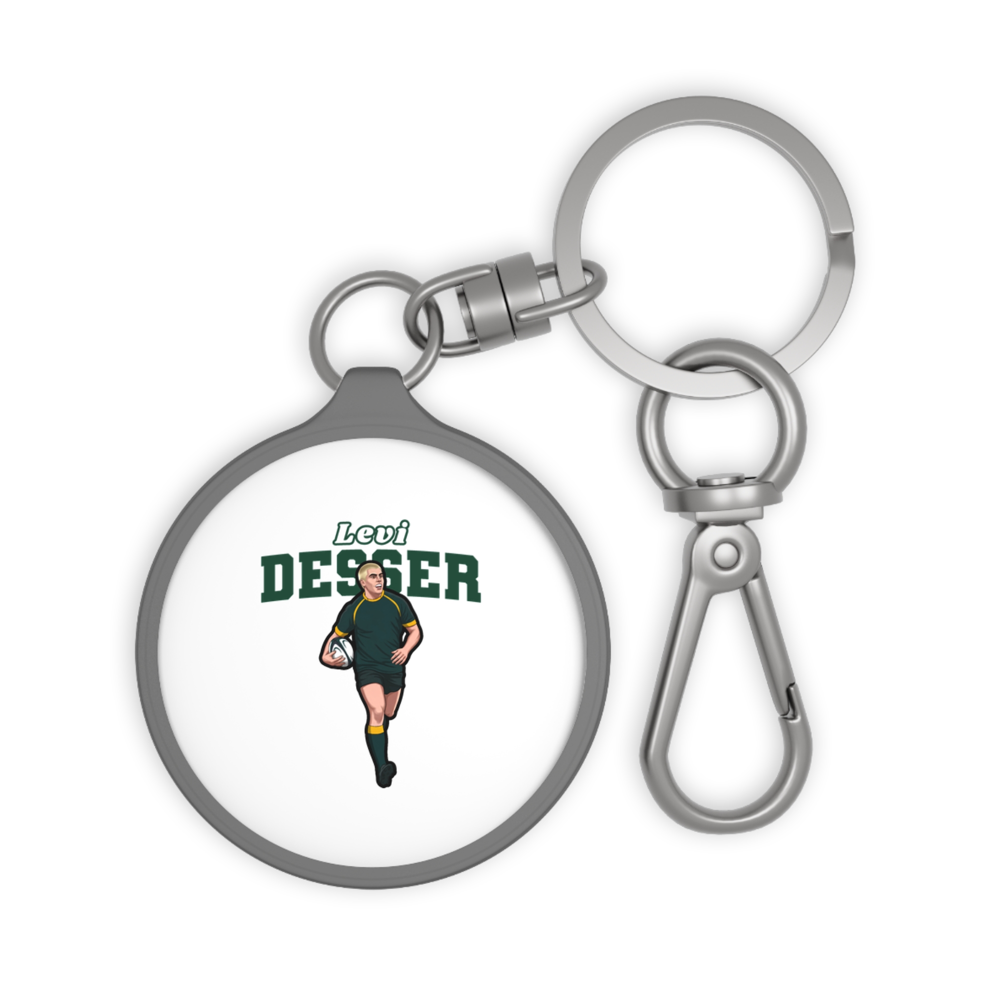 Keychain — character_name_arch in Grey