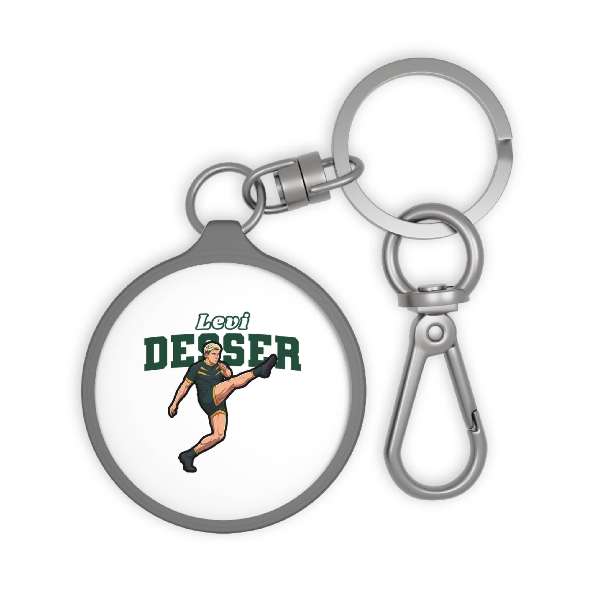Keychain — character_name_arch in Grey