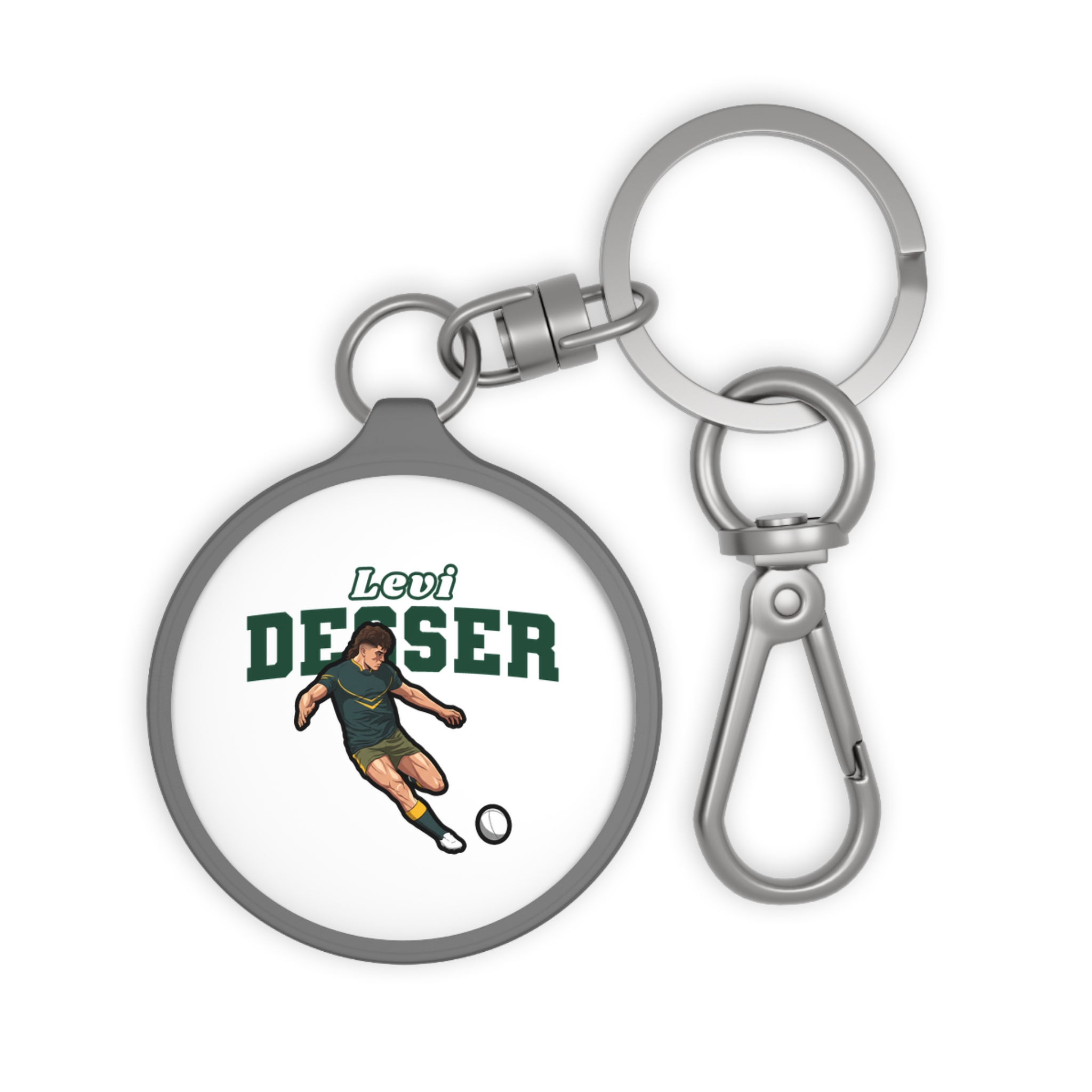 Keychain — character_name_arch in Grey