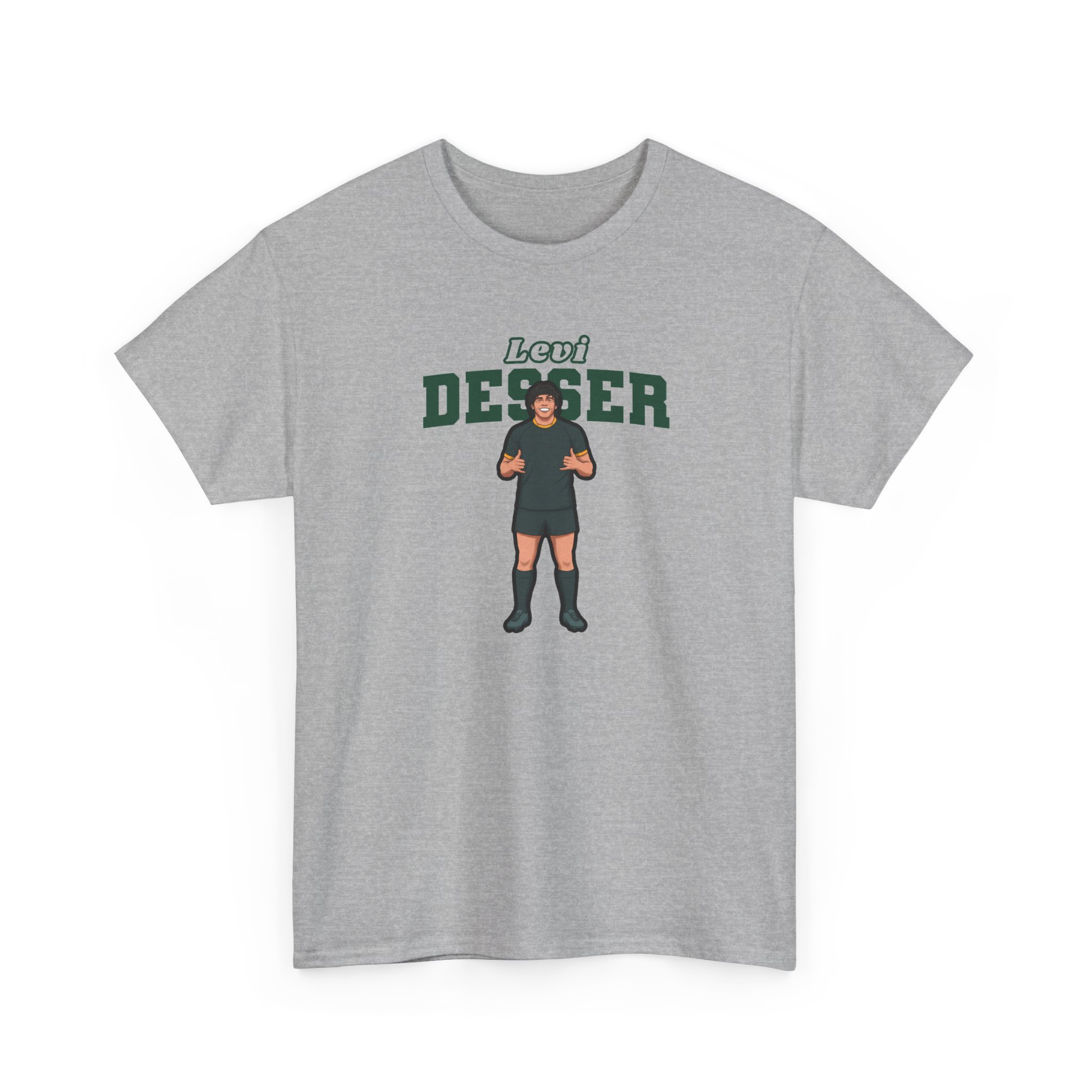 Tee — character_name_arch in Grey