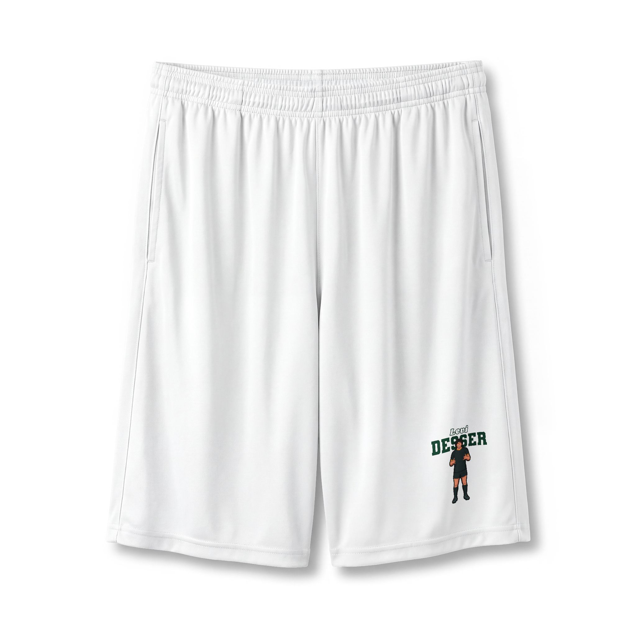 Shorts — character_name_arch in White