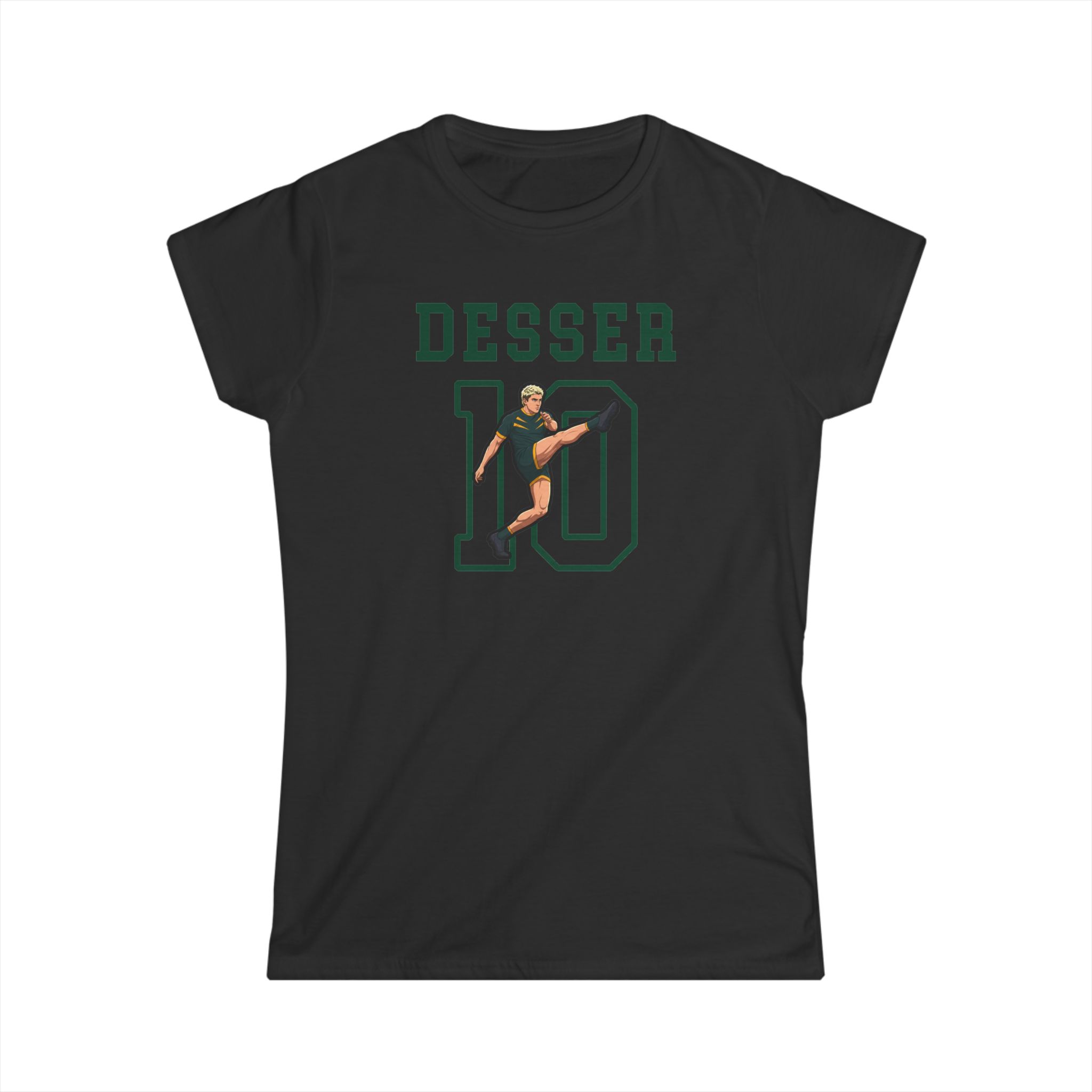 Women's Softstyle Tee — character_shirsey in Black