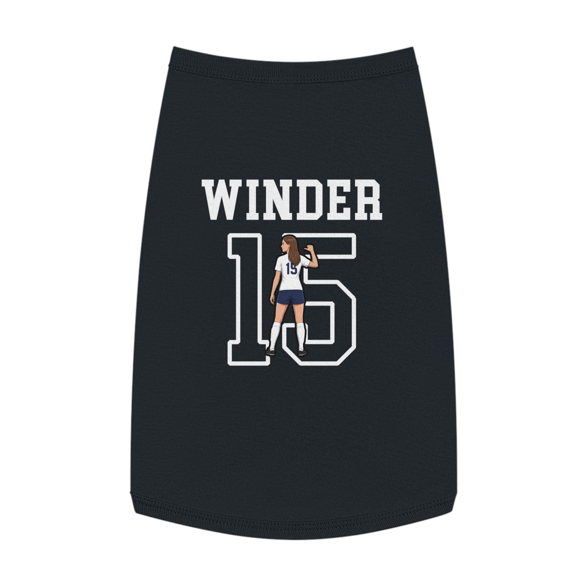 Pet Tank Top — character_shirsey in Black