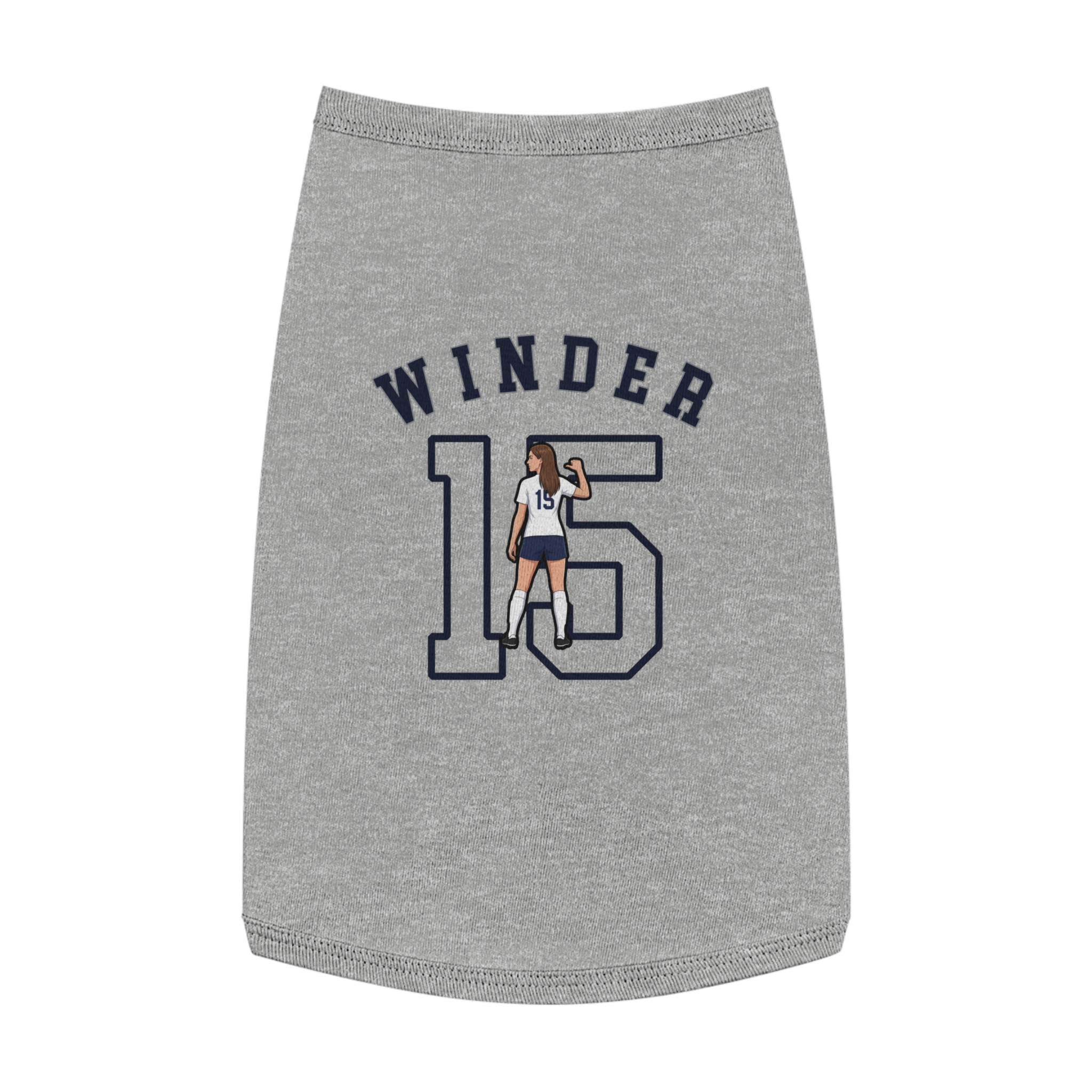 Pet Tank Top — character_shirsey_arch in White