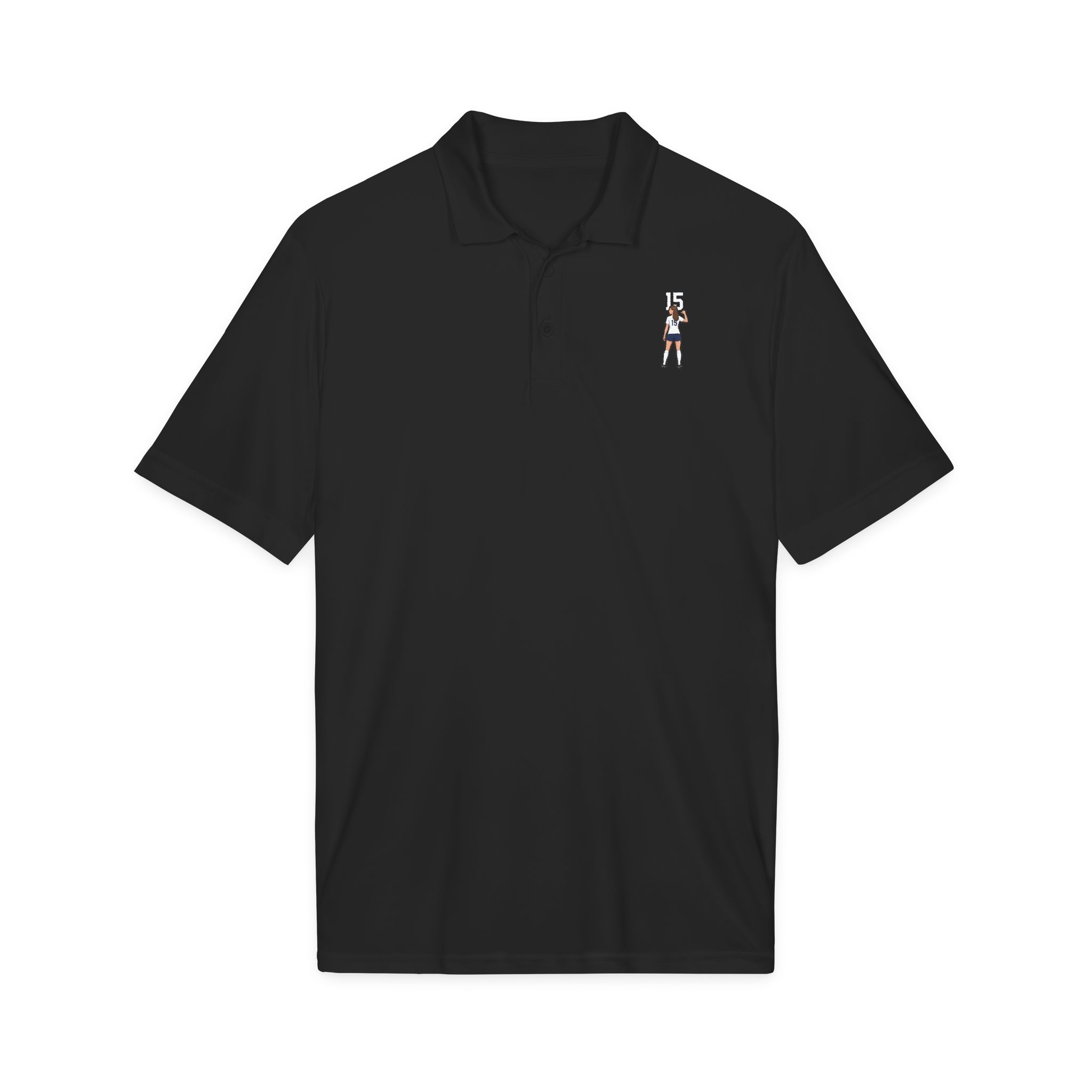 Polo — character_number_top in Black