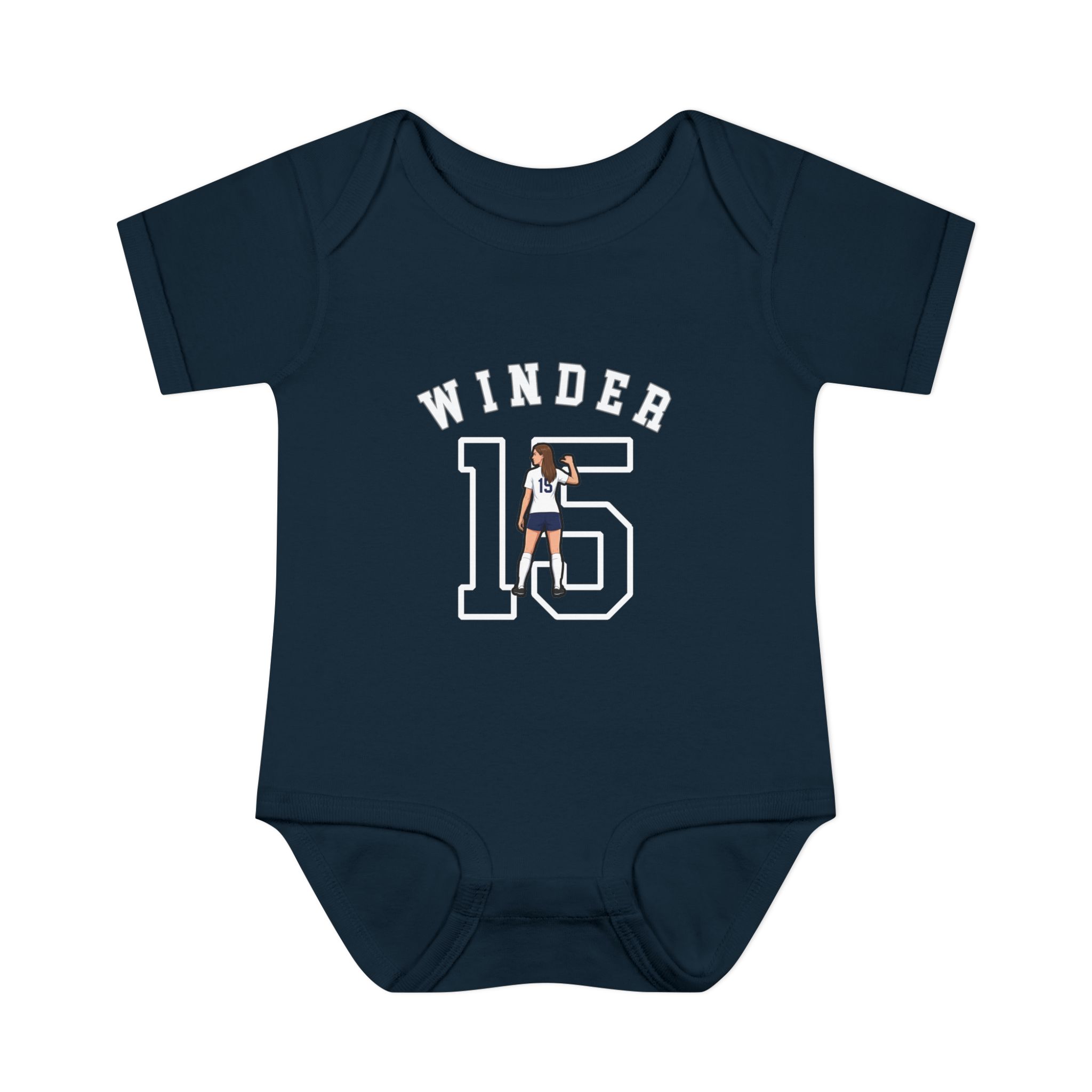 Baby Onesie — character_shirsey_arch in Navy