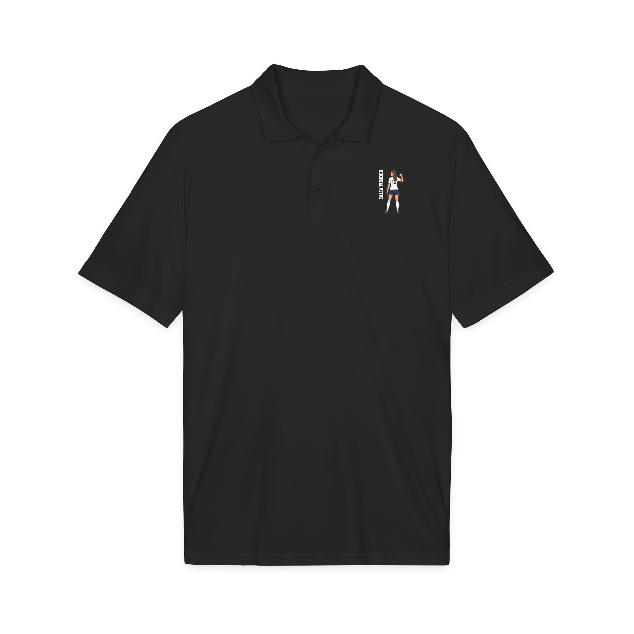Polo — character_name_vertical in Black