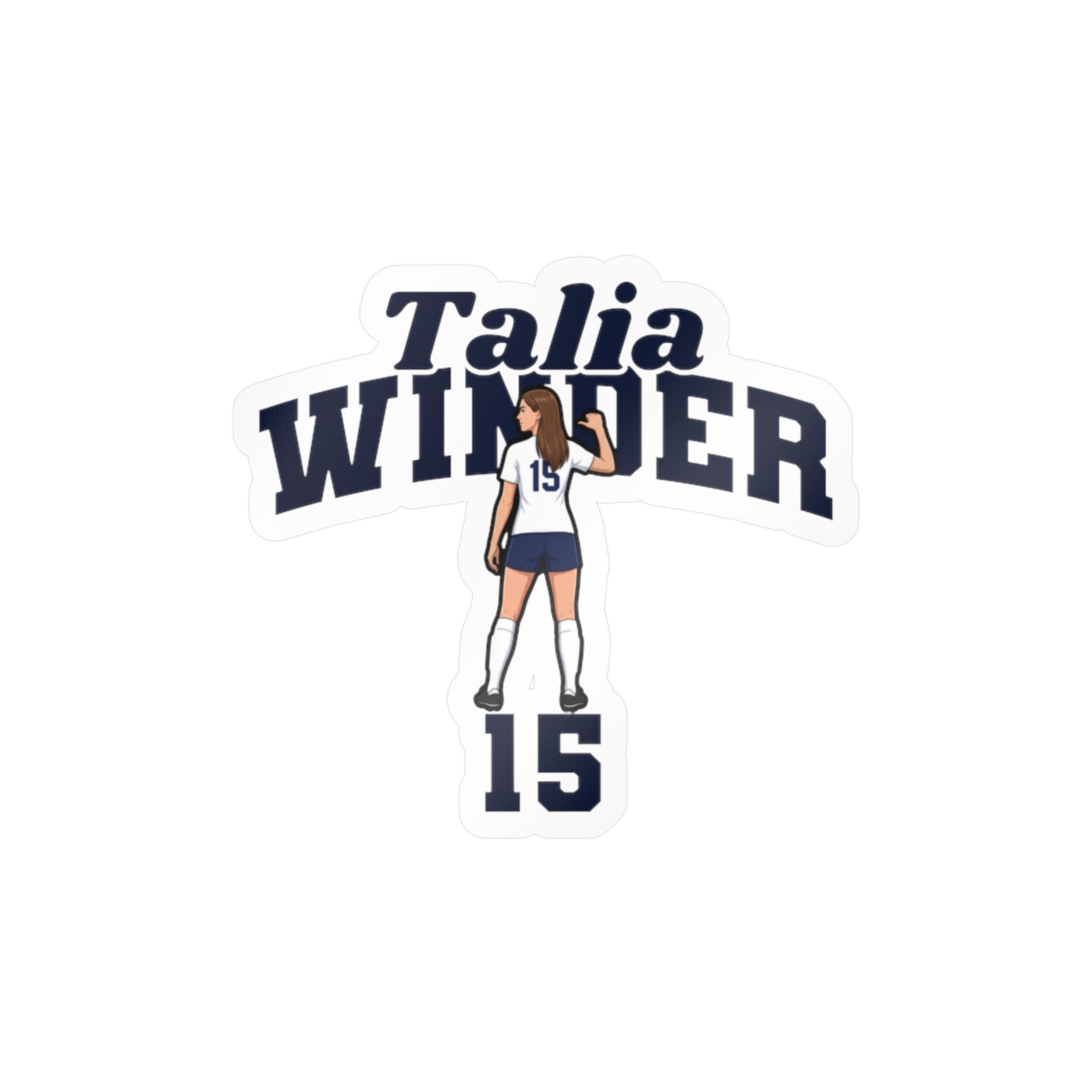 Vinyl Sticker — character_signature_arch in Classic
