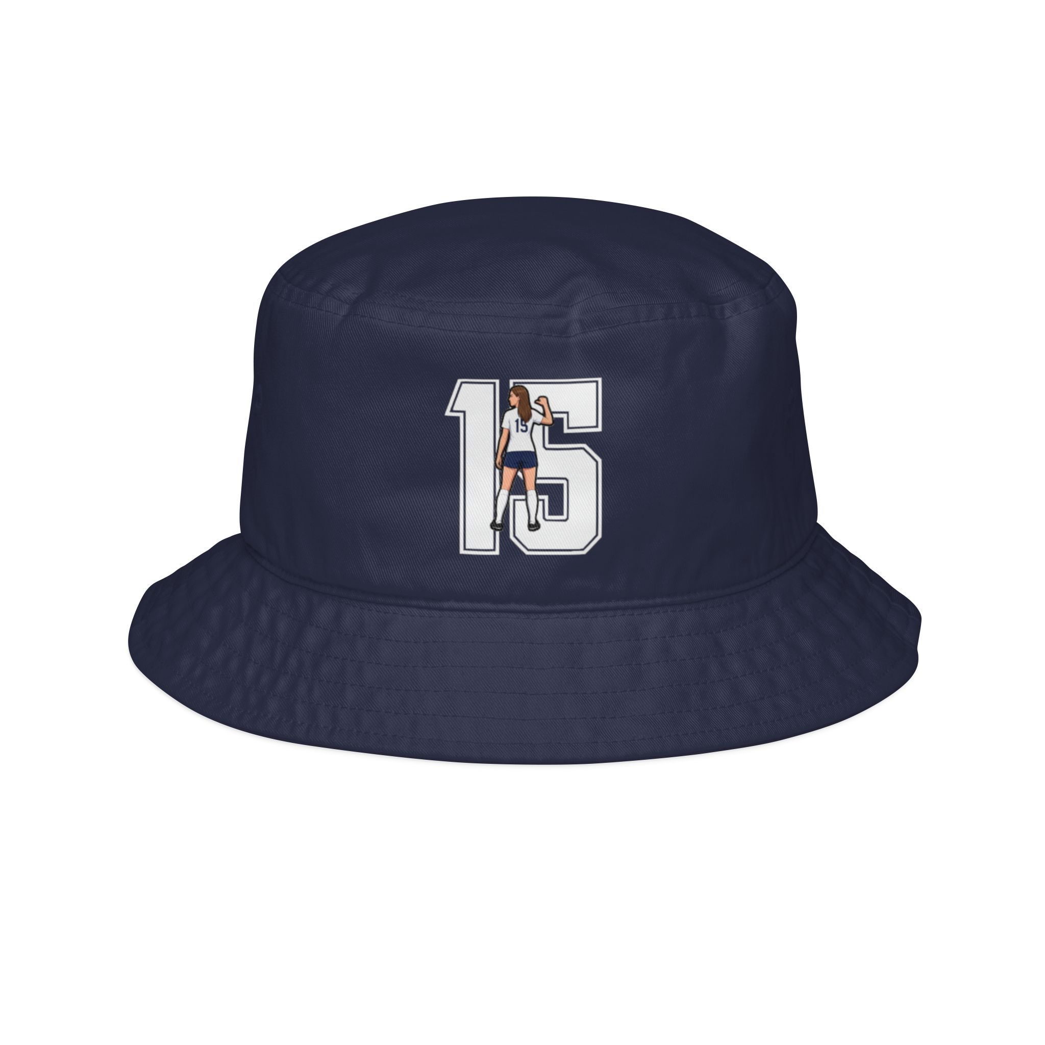 Bucket Hat — character_number in Navy
