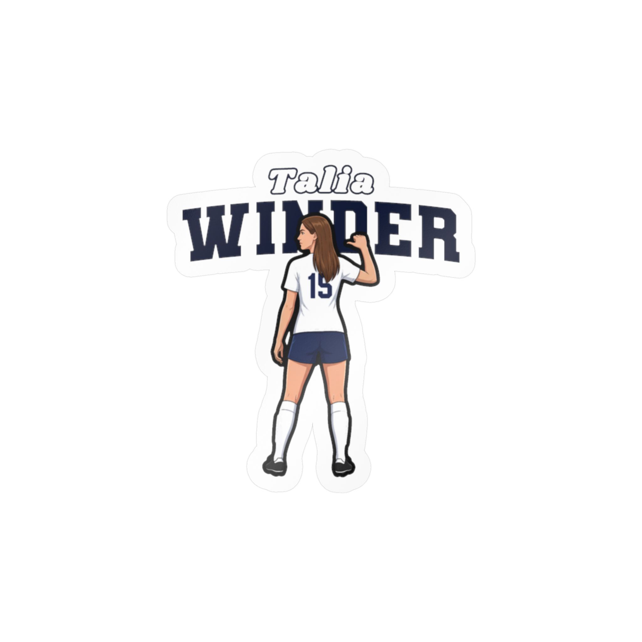 Vinyl Sticker — character_name_arch in Classic