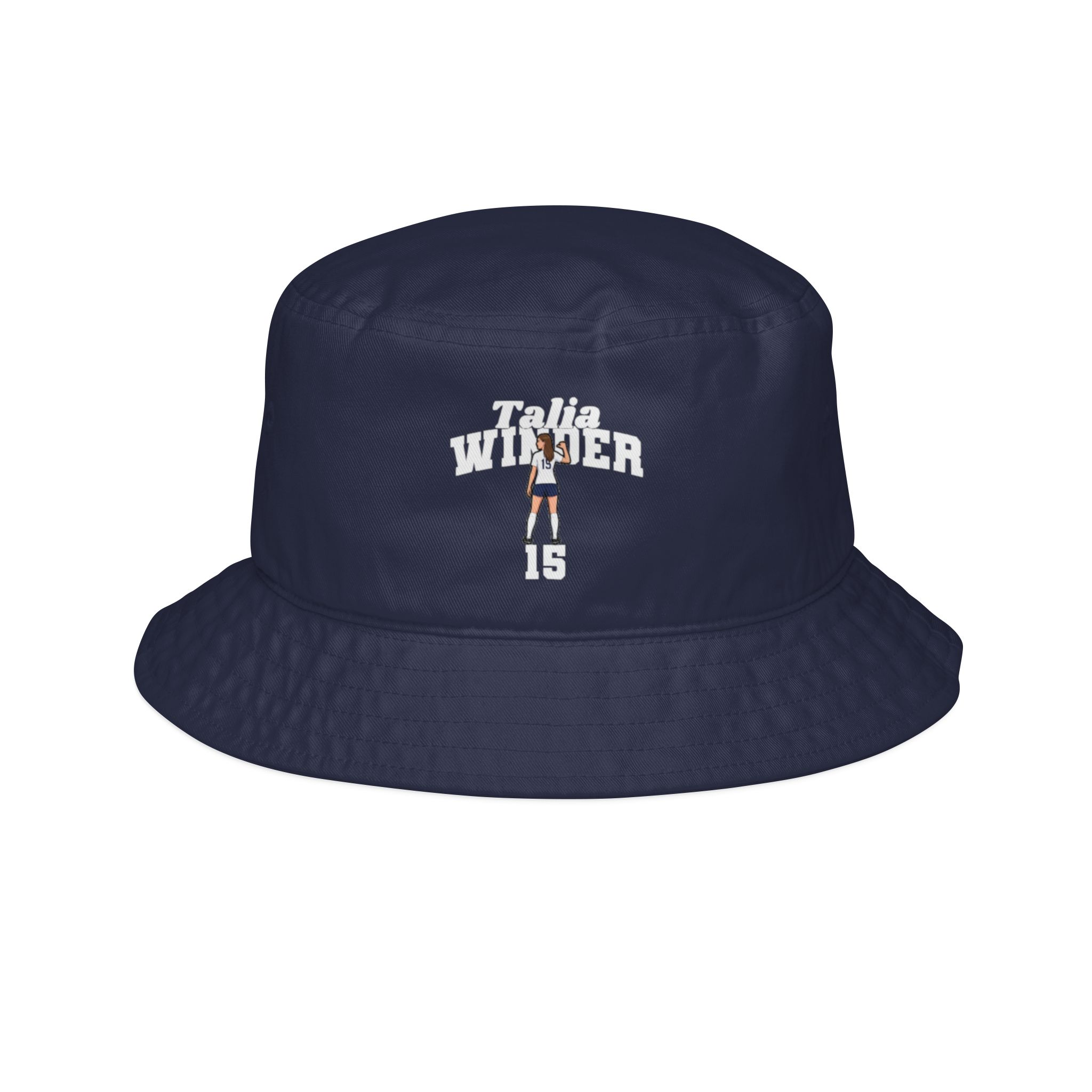 Bucket Hat — character_signature_arch in Navy