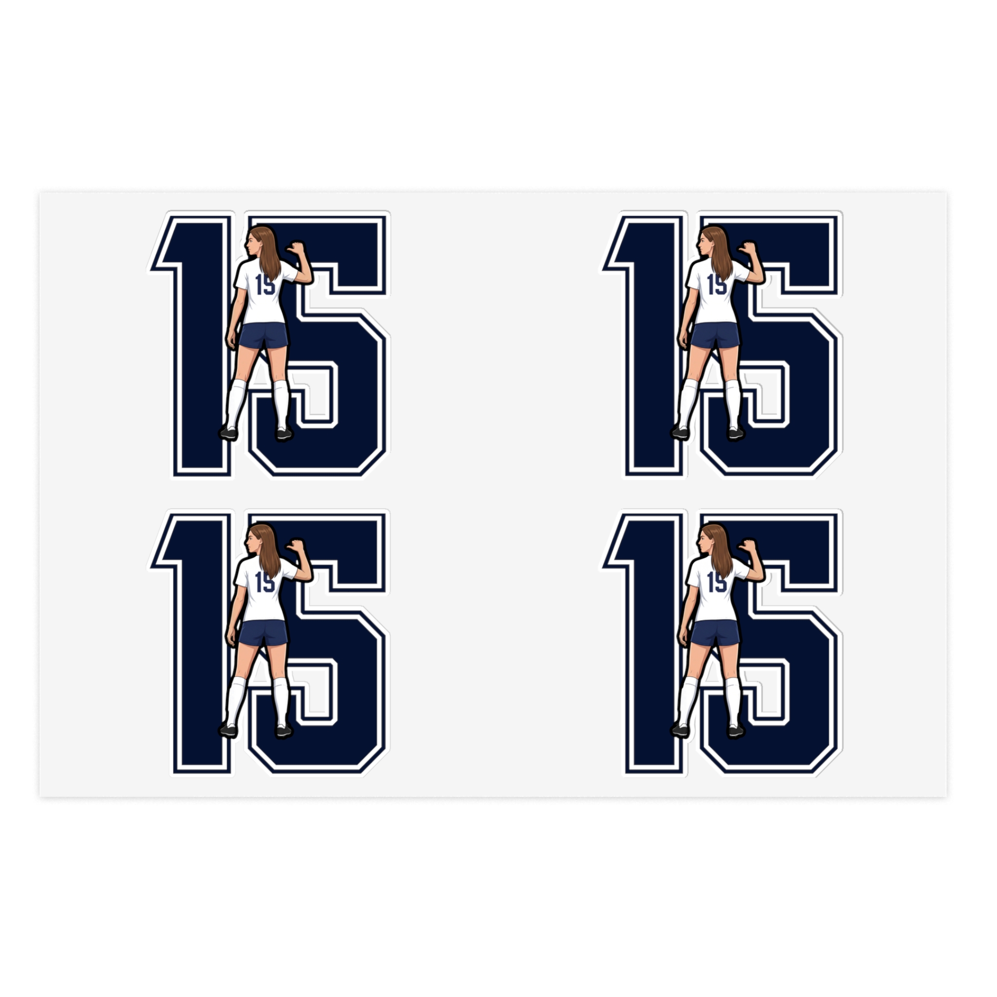 Sticker Sheet — character_number in Classic