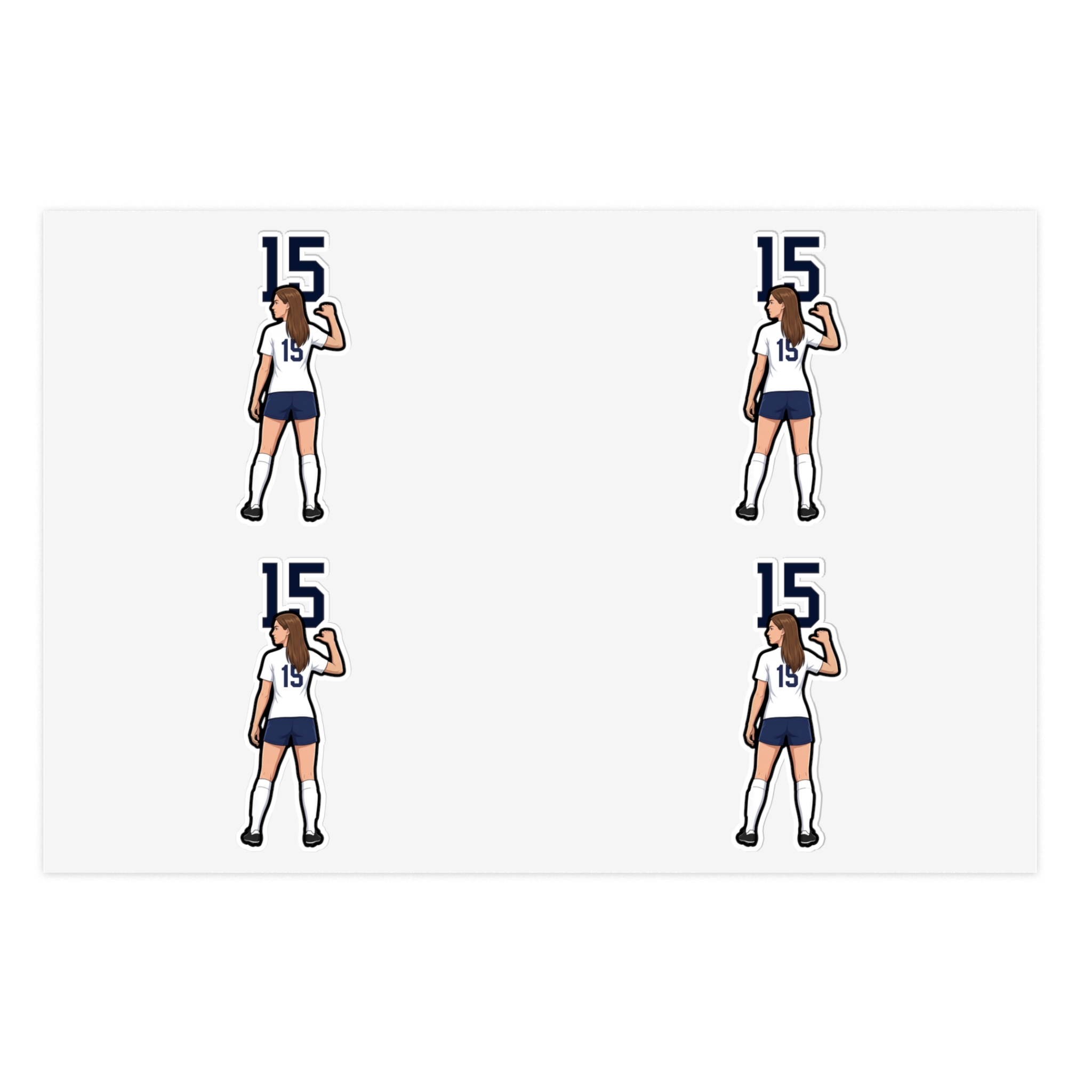 Sticker Sheet — character_number_top in Classic