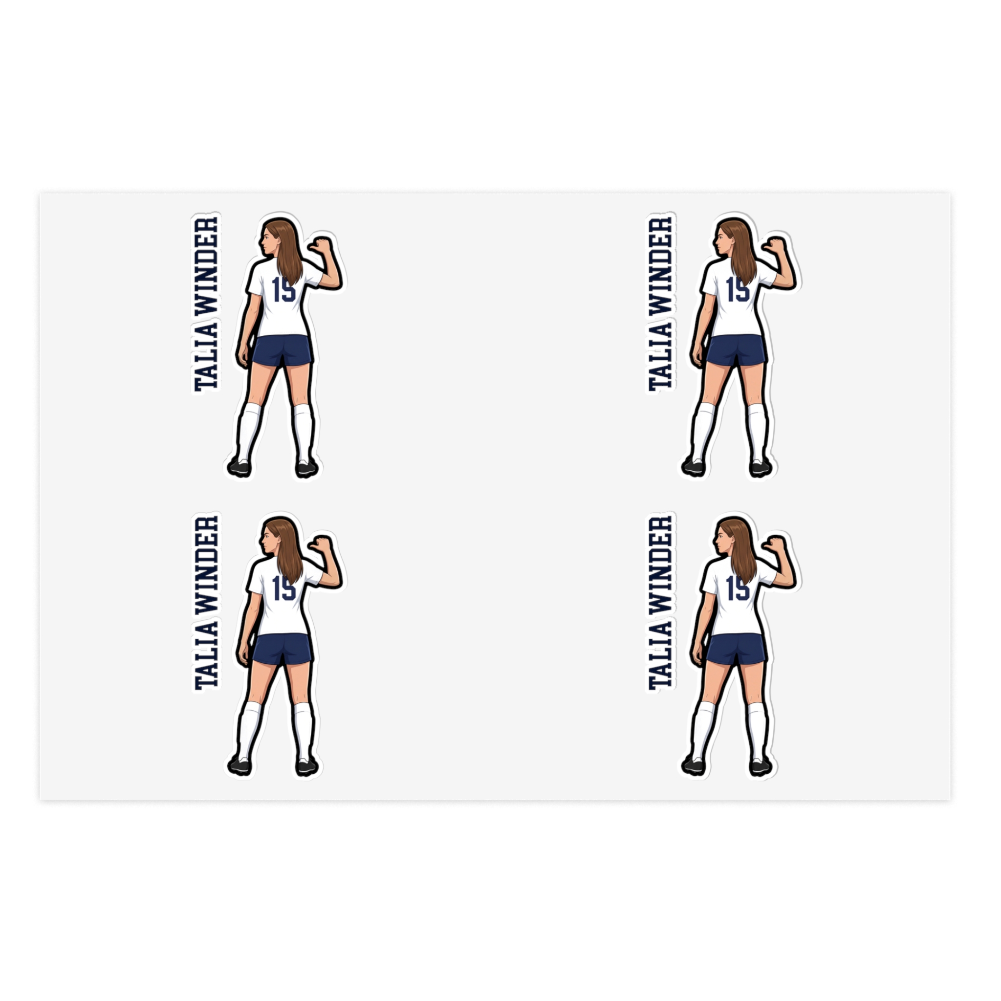 Sticker Sheet — character_name_vertical in Classic