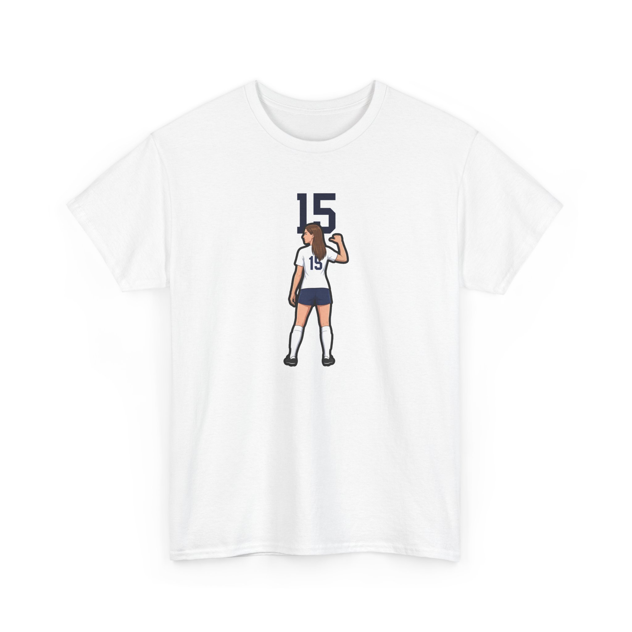 Tee — character_number_top in White