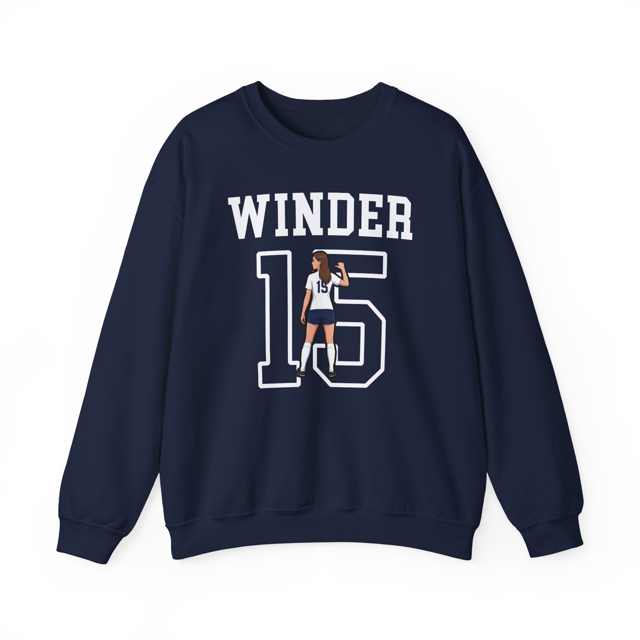 Crewneck Sweatshirt — character_shirsey in Navy