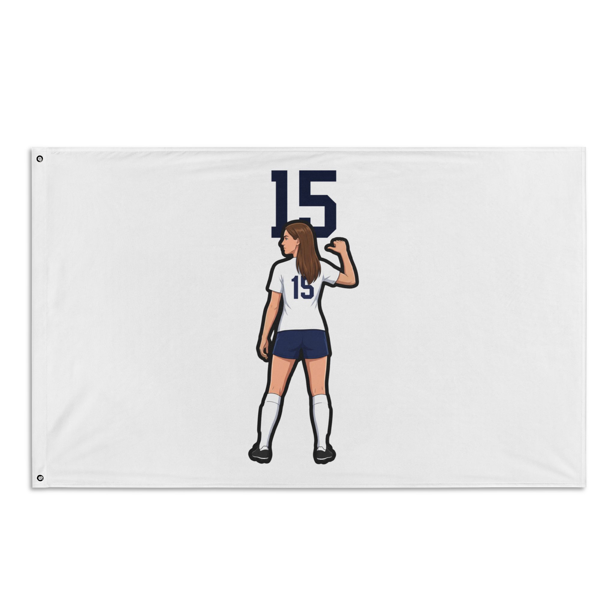 Flag (35 × 56 in) — character_number_top in Classic