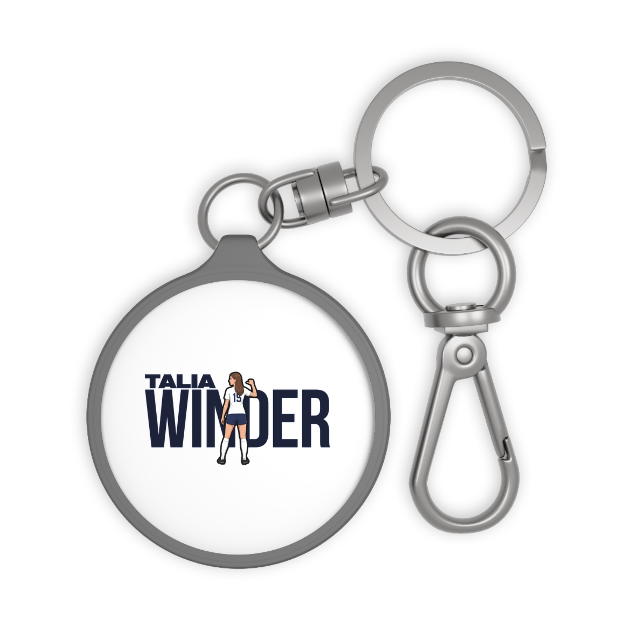 Keychain — character_player_name in Grey