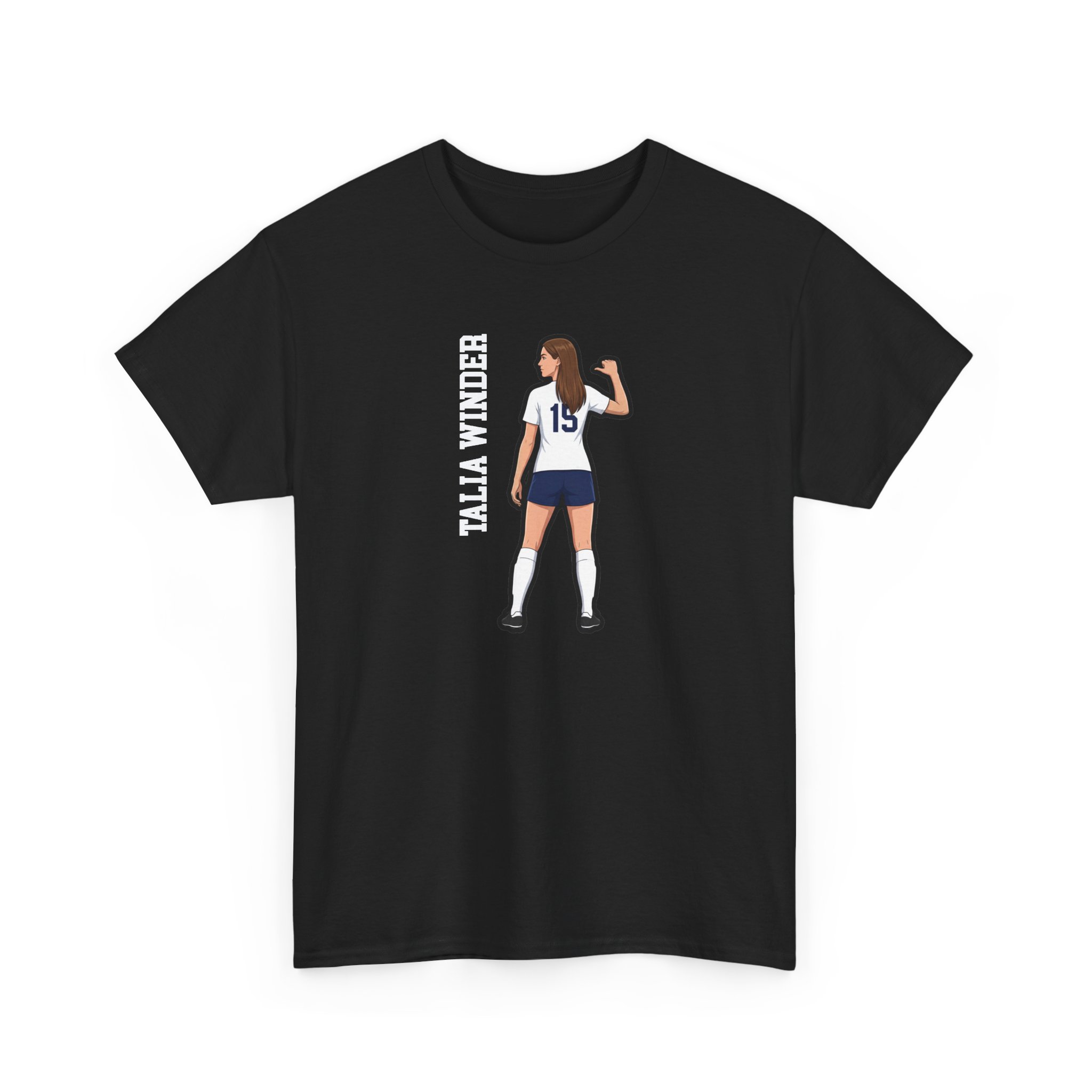 Tee — character_name_vertical in Black