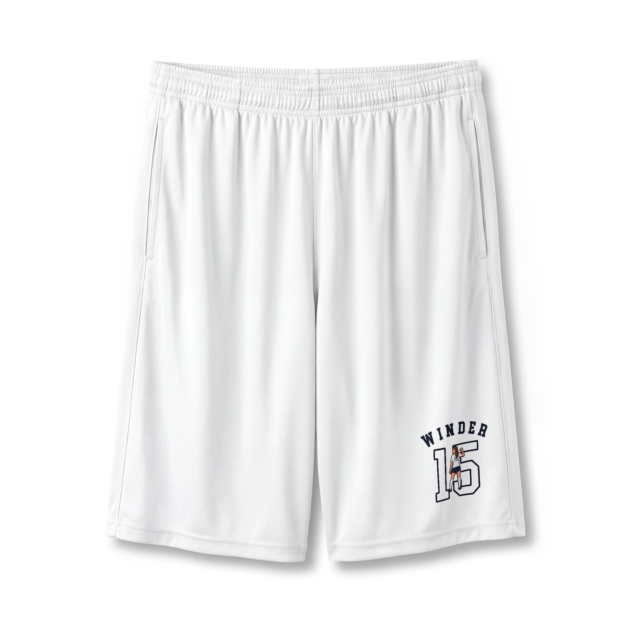 Shorts — character_shirsey_arch in White