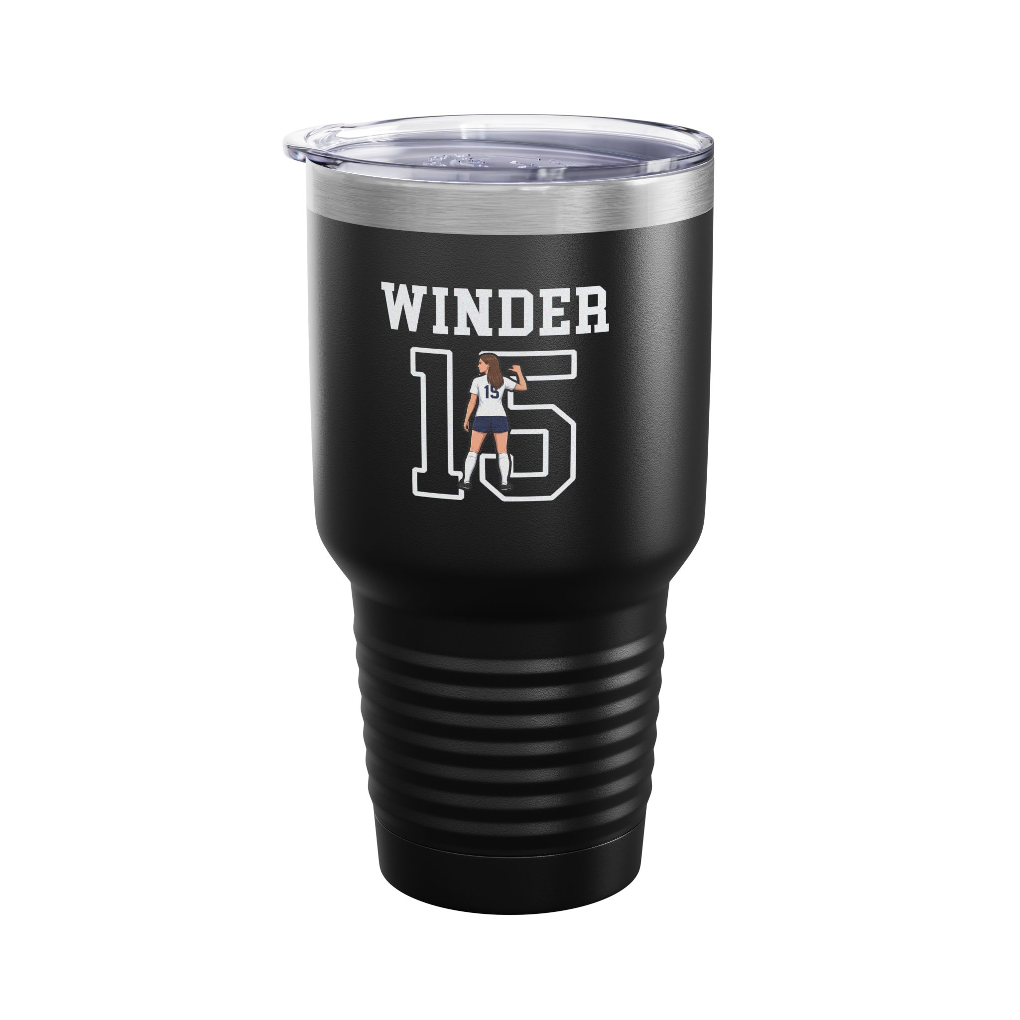 30oz Tumbler — character_shirsey in Black