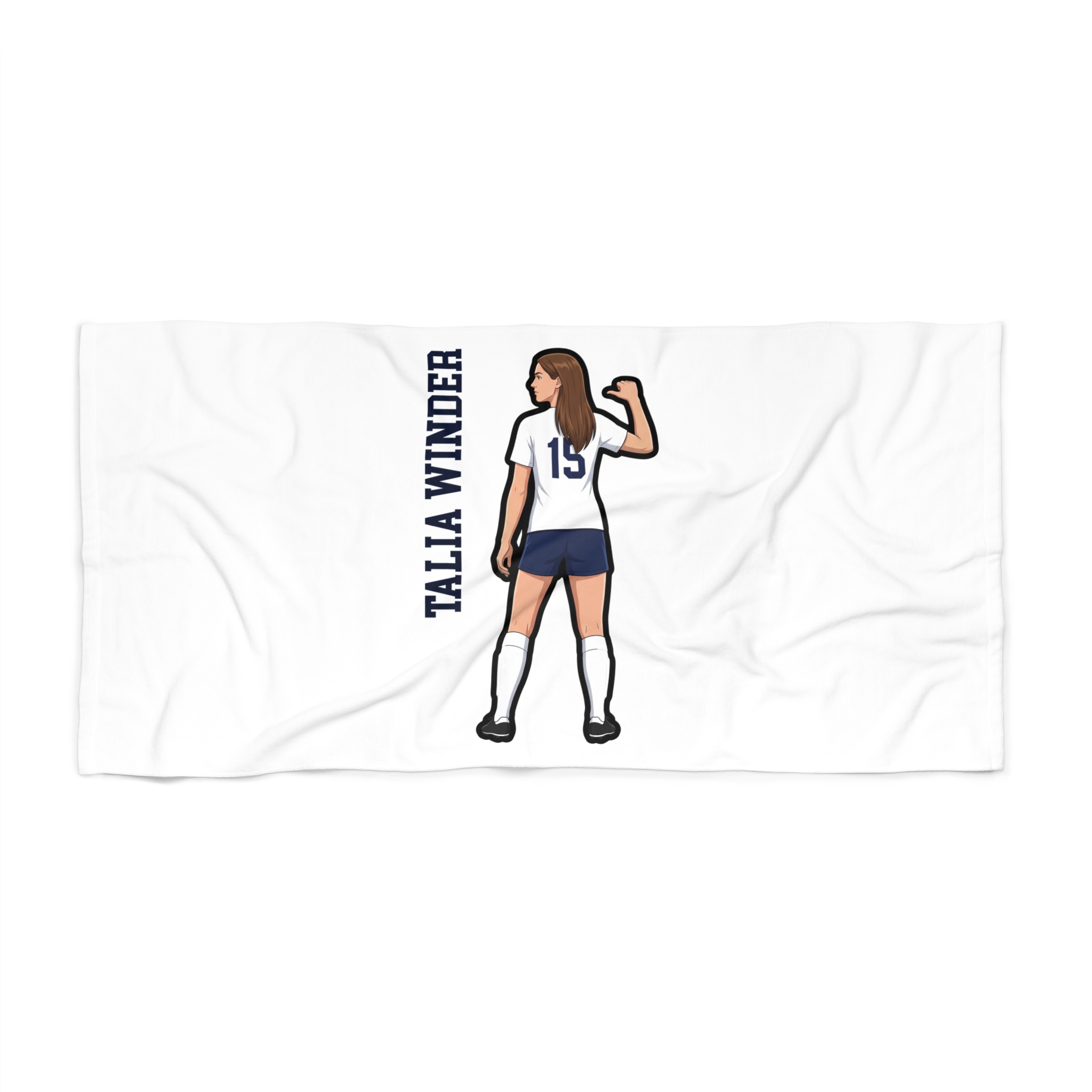Beach Towel — character_name_vertical in Classic