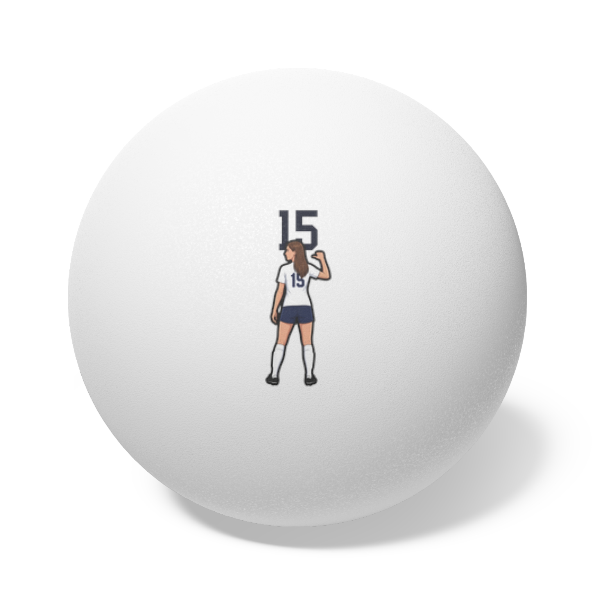 Ping Pong Balls, 6 pcs — character_number_top in White