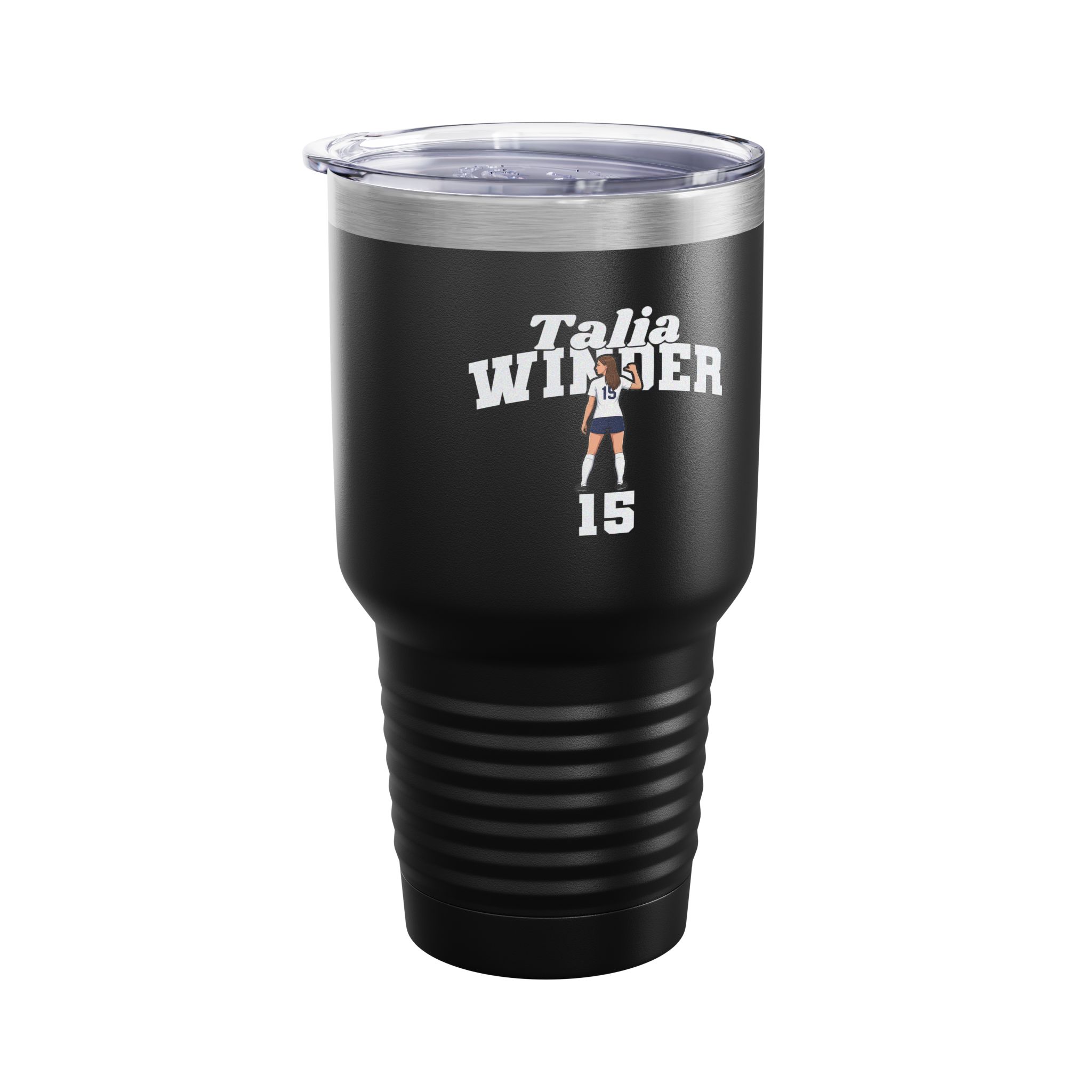 30oz Tumbler — character_signature_arch in Black