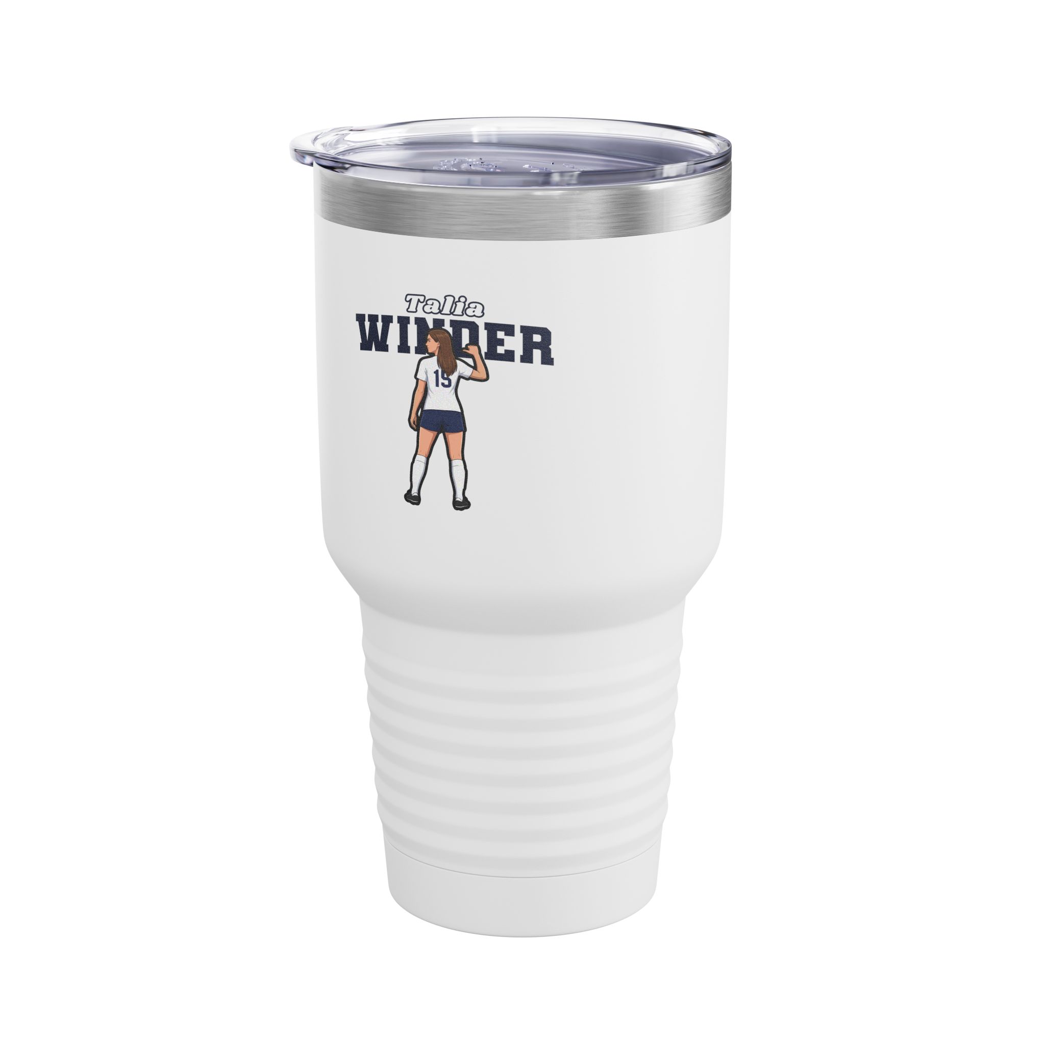 30oz Tumbler — character_name_arch in White