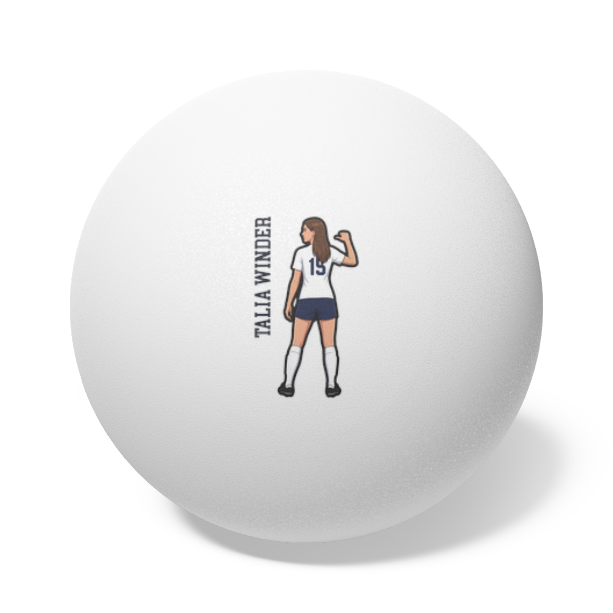 Ping Pong Balls, 6 pcs — character_name_vertical in White