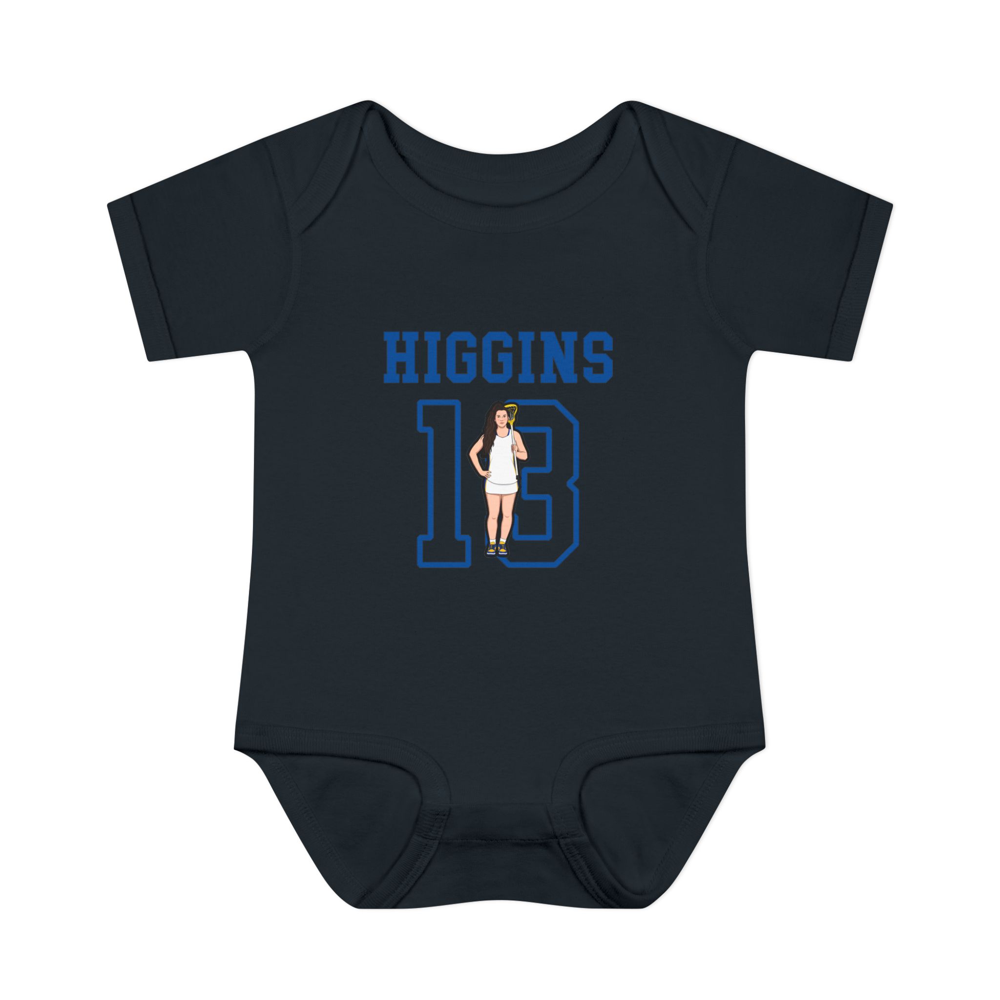 Baby Onesie — character_shirsey in Black