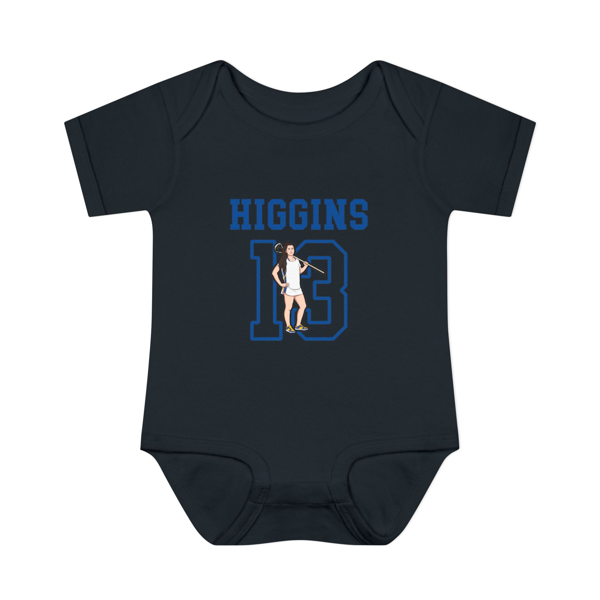 Baby Onesie — character_shirsey in Black