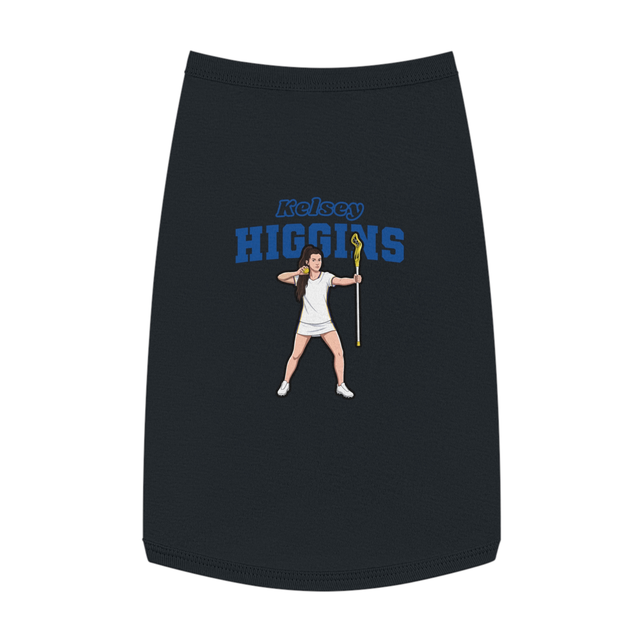 Pet Tank Top — character_name_arch in White