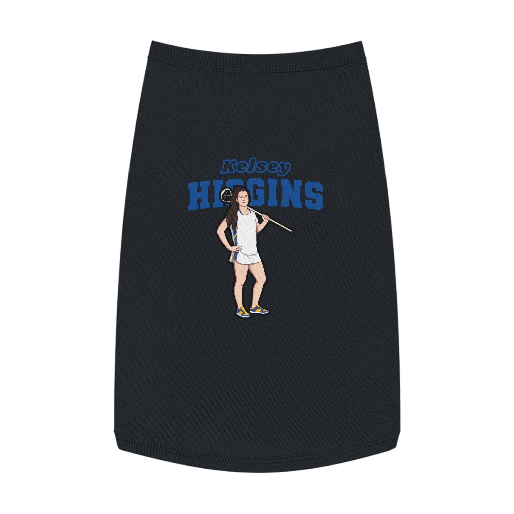 Pet Tank Top — character_name_arch in Black