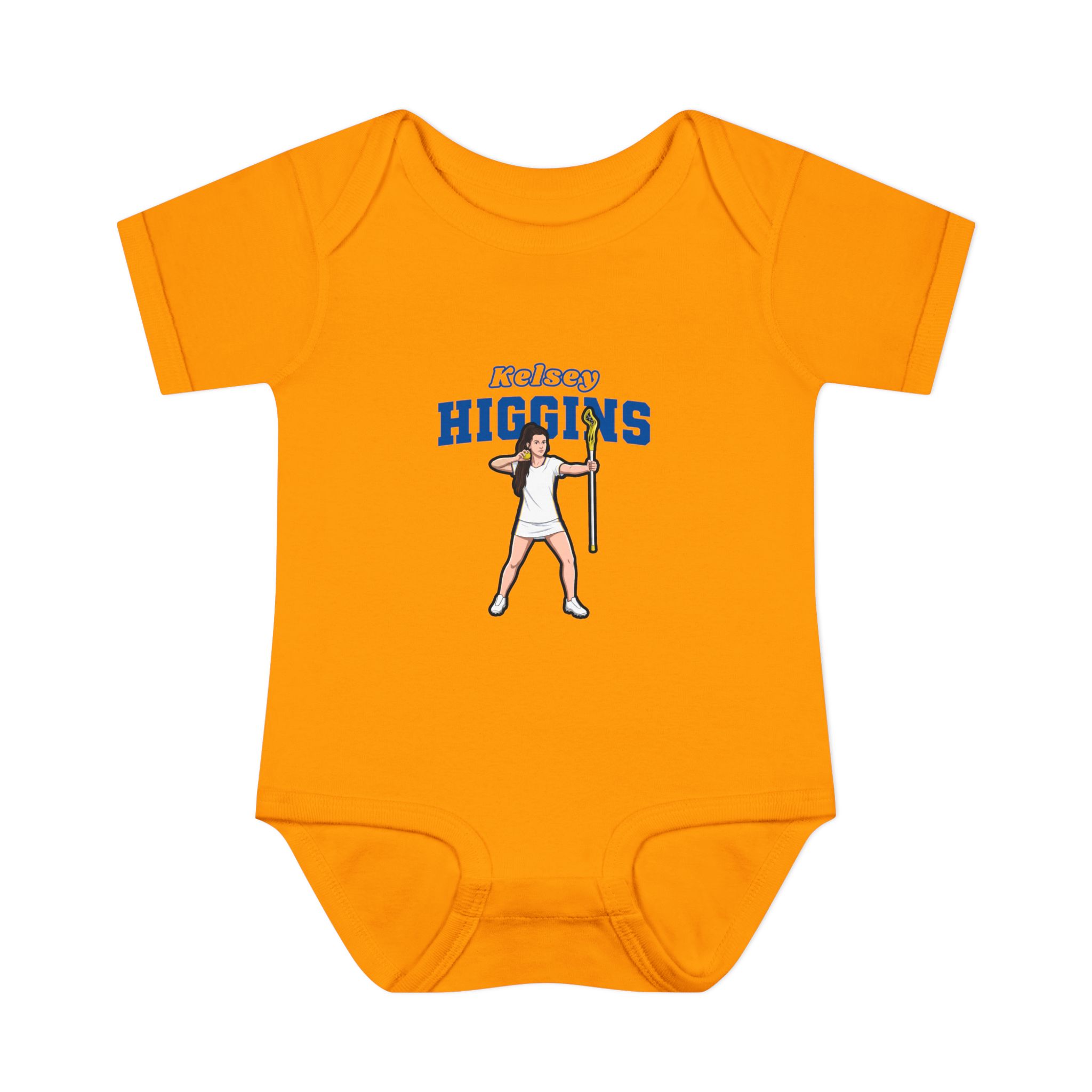 Baby Onesie — character_name_arch in Gold