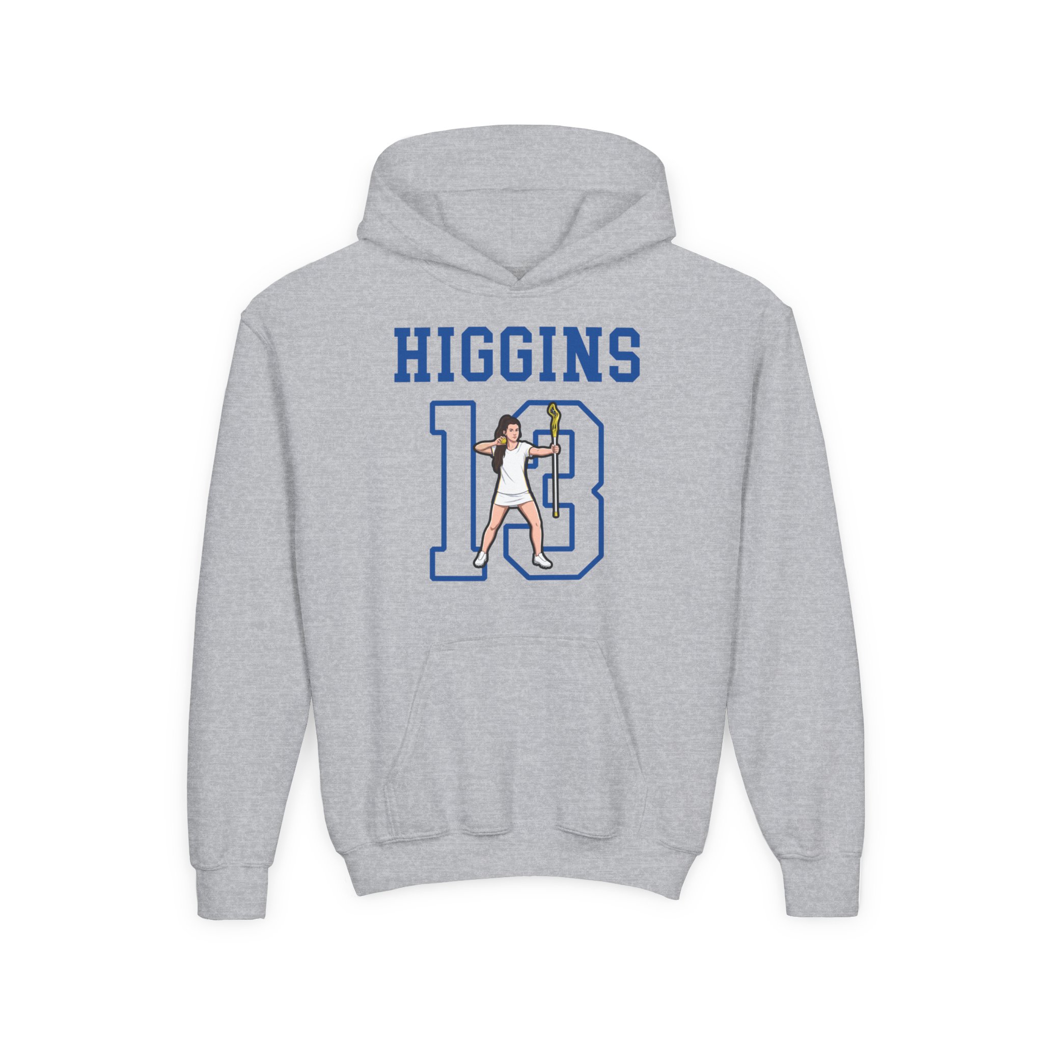 Youth Hoodie — character_shirsey in Grey