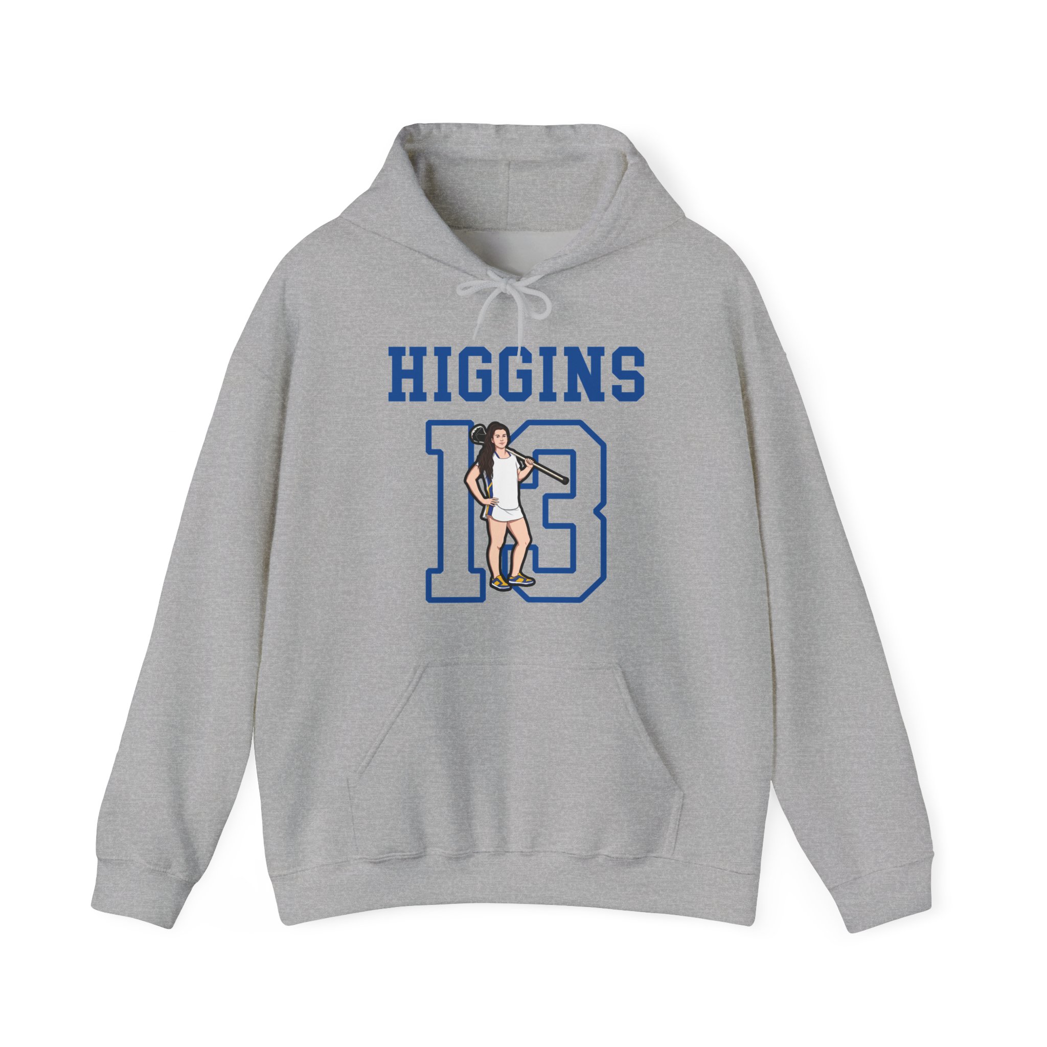 Hoodie — character_shirsey in Grey