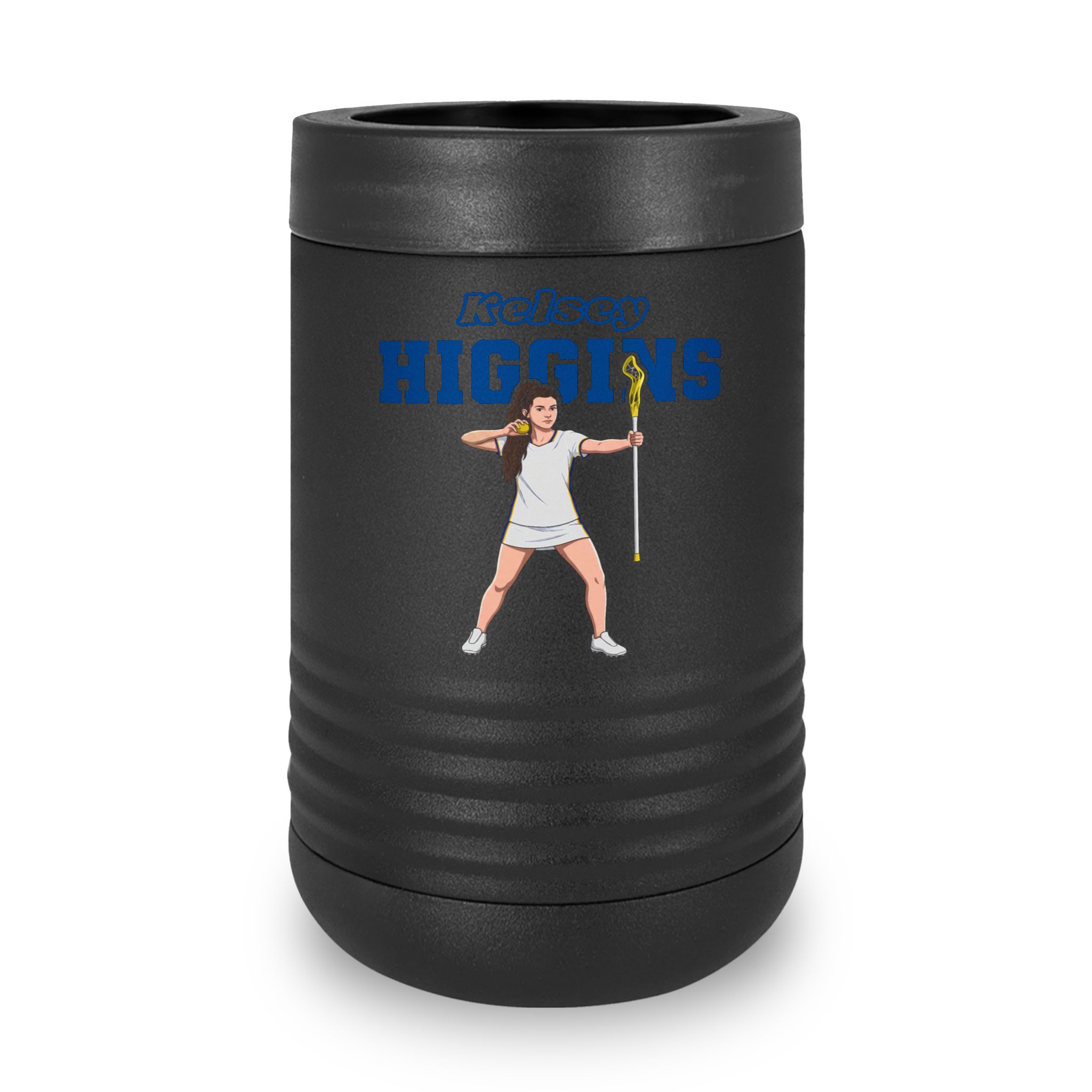 Stainless Can Cooler — character_name_arch in Black