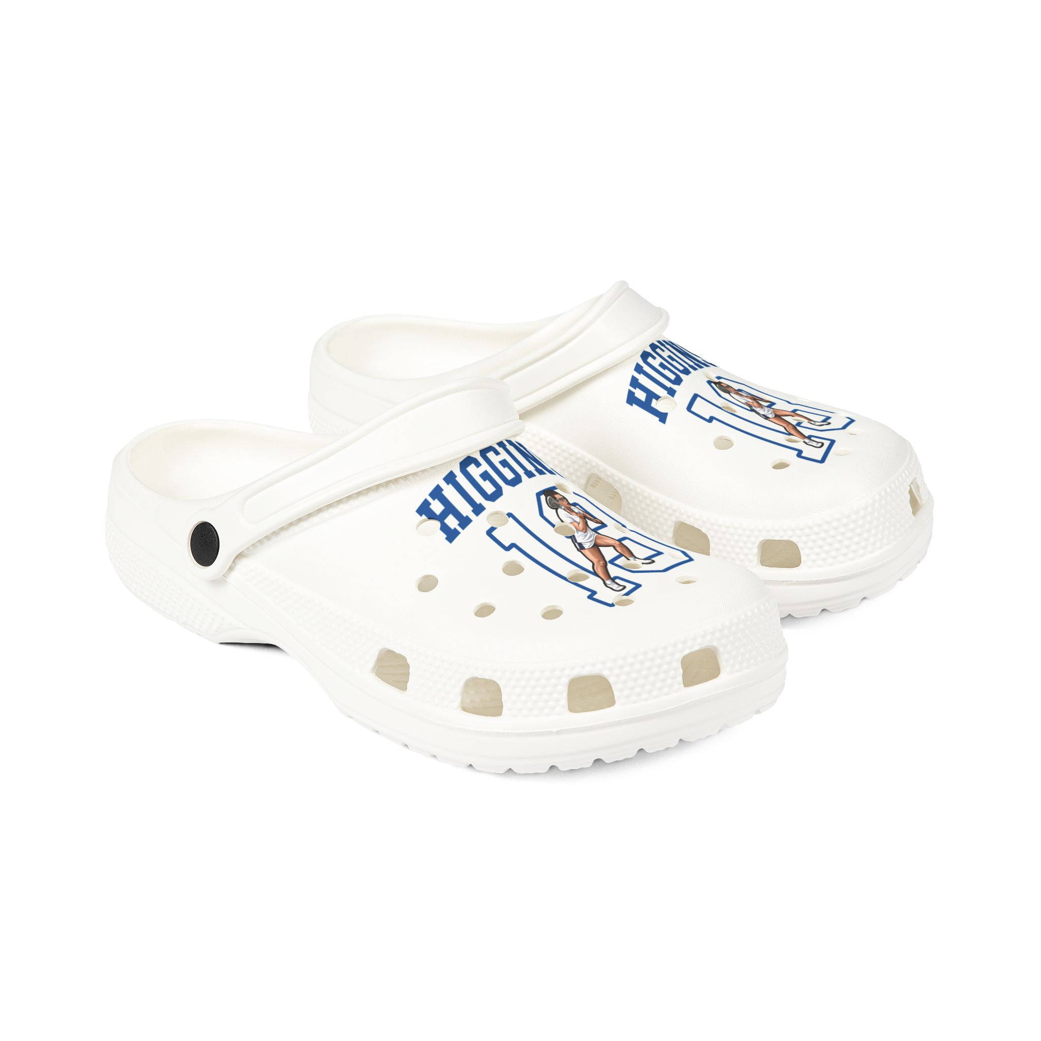 Rubber Clogs — character_shirsey in White
