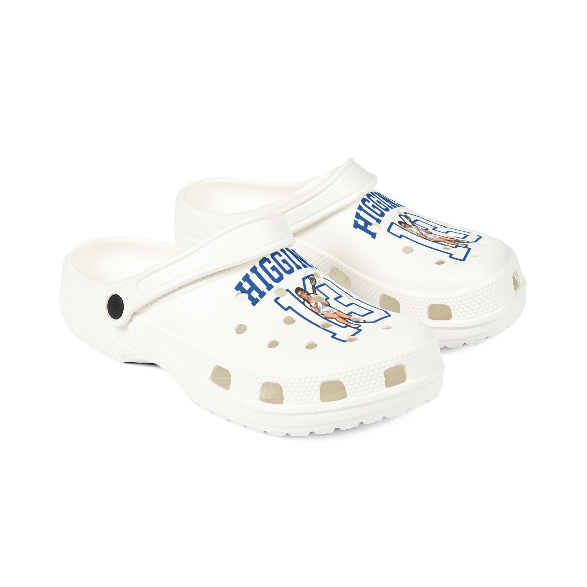 Rubber Clogs — character_shirsey in White
